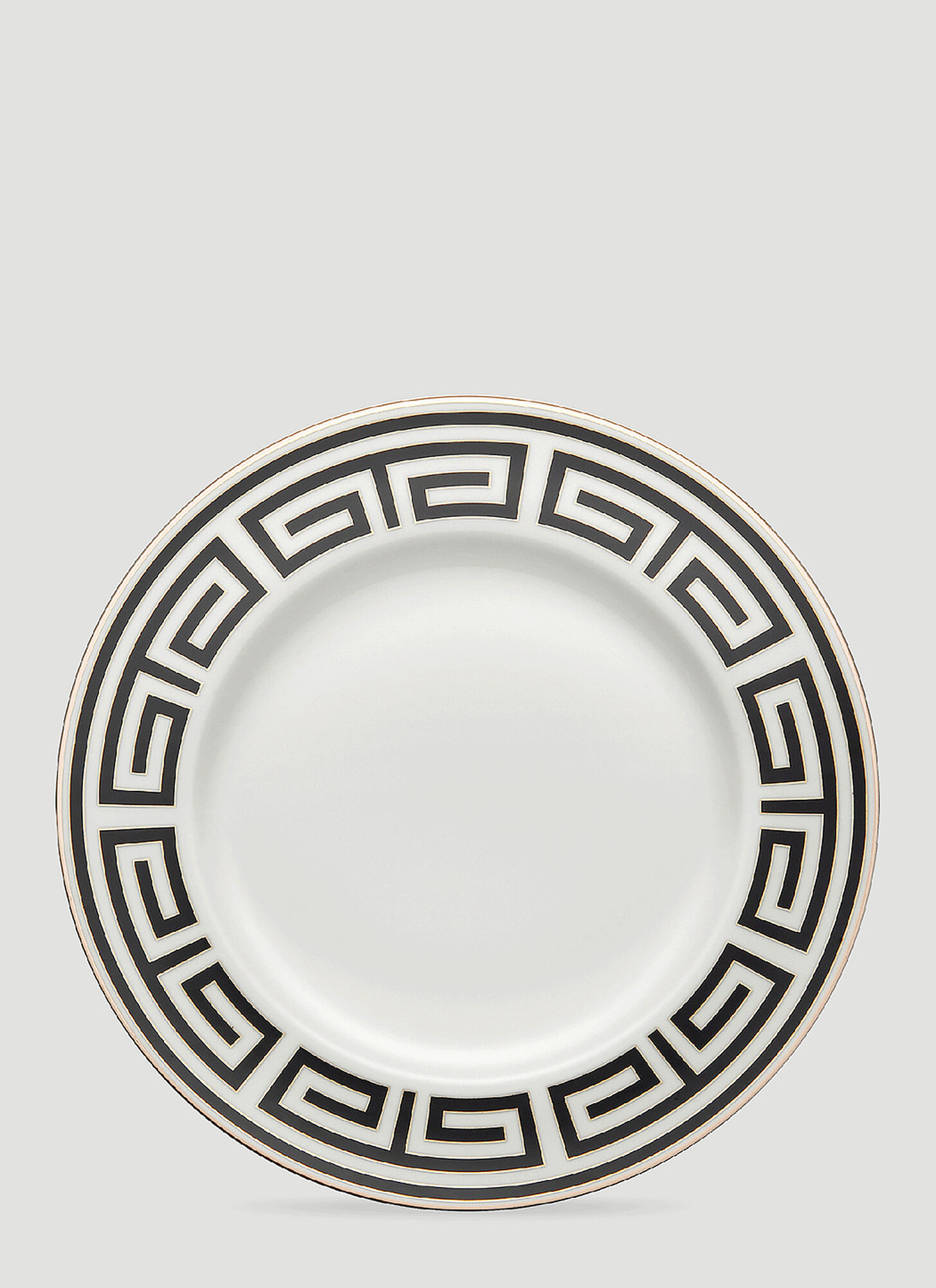 Ginori 1735 Unisex Black Labirinto Round Platter - Kitchen One Size