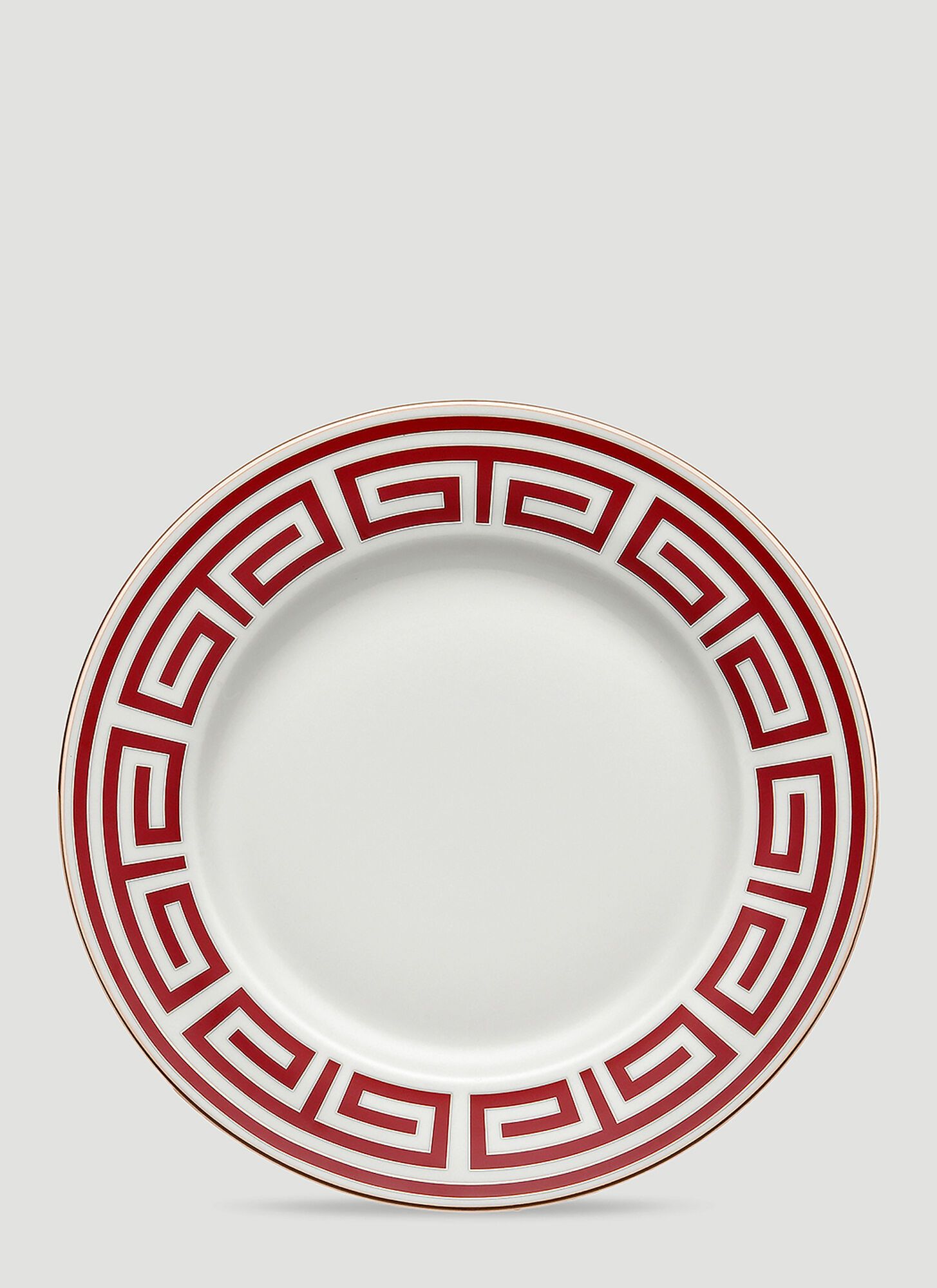 Ginori 1735 Unisex Red Set Of Two Labirinto Soup Plate - Kitchen One Size