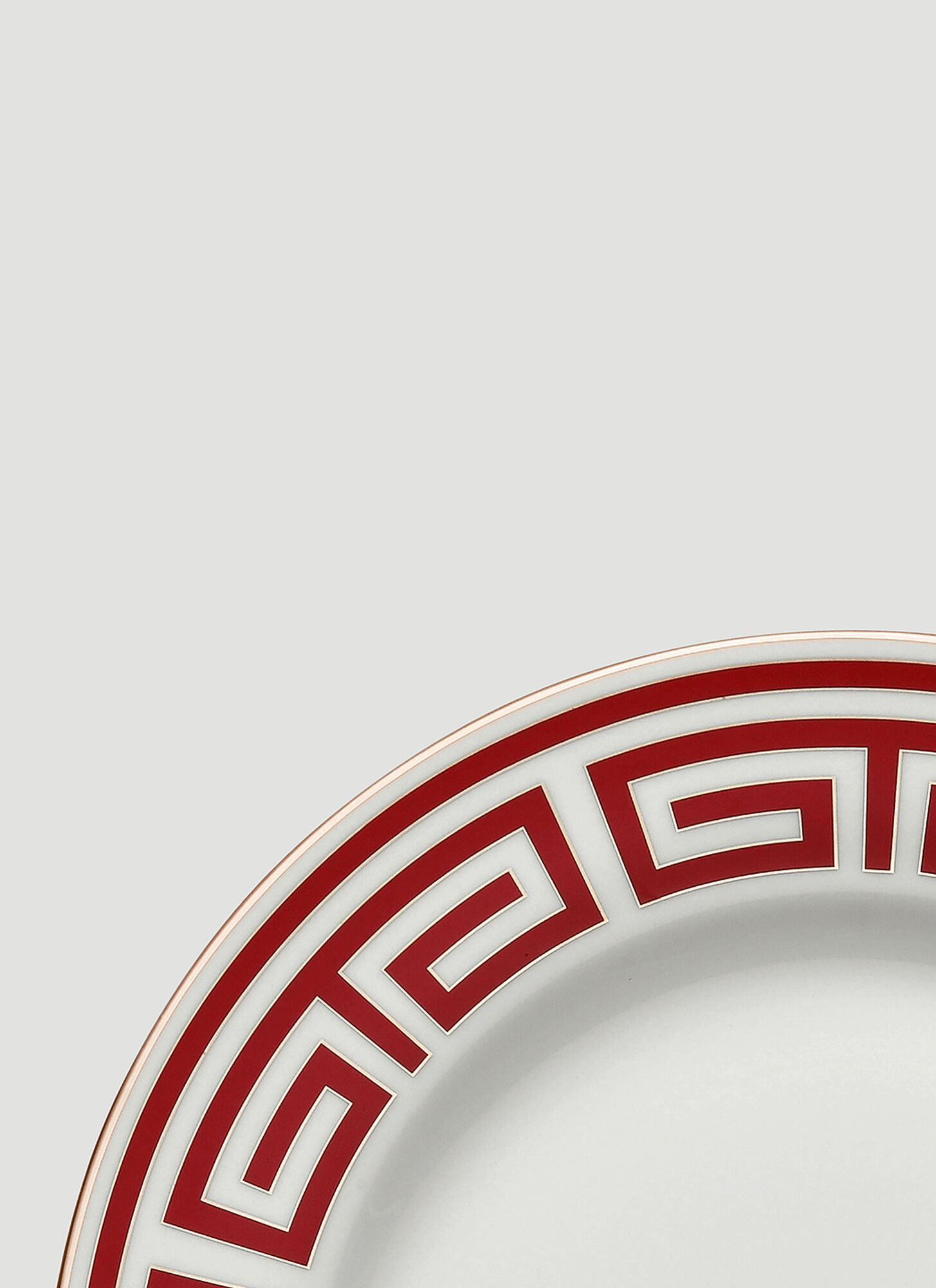  Ginori 1735 Ginori 1735 Set Of Two Labirinto Soup Plate -  Kitchen  Red One Size 