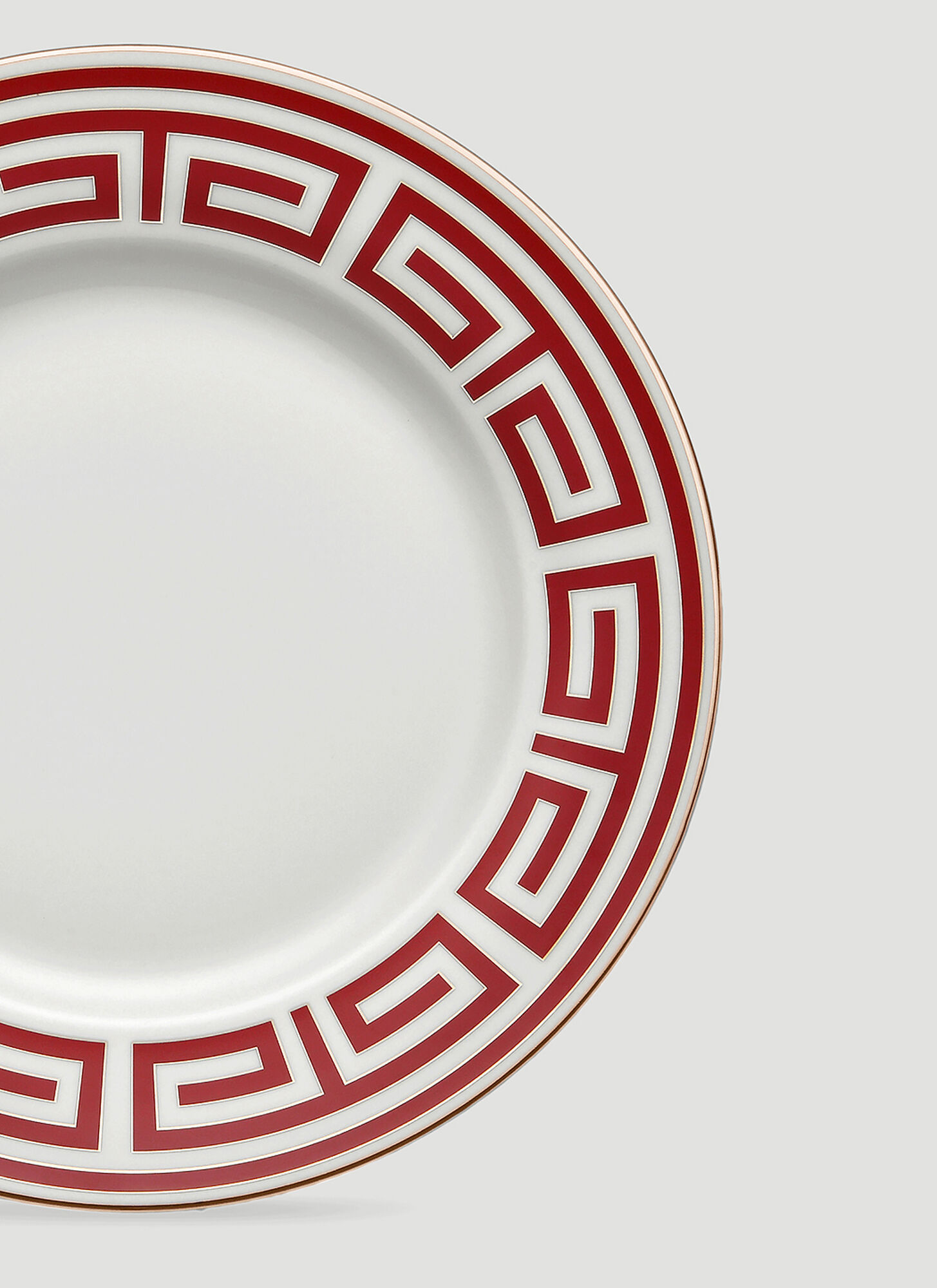  Ginori 1735 Ginori 1735 Set Of Two Labirinto Soup Plate -  Kitchen  Red One Size 
