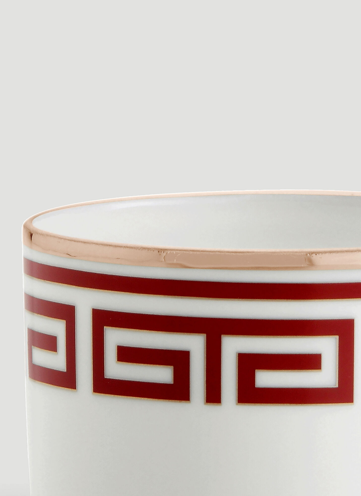  Ginori 1735 Ginori 1735 Set Of Two Labirinto Teacup -  Tea & Coffee Red One Size 