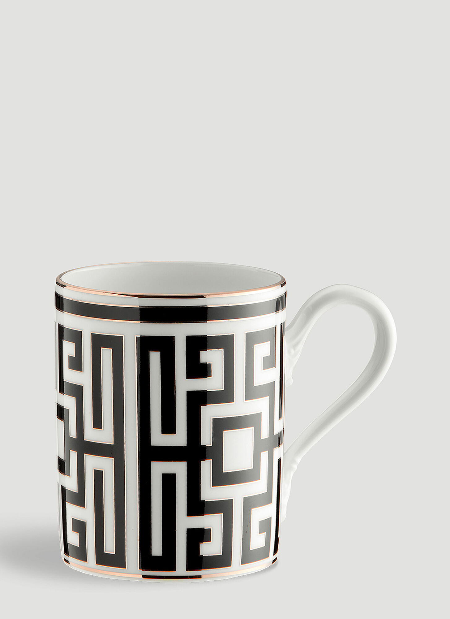 Ginori 1735 Unisex Black Labirinto Mug - Tea & Coffee One Size