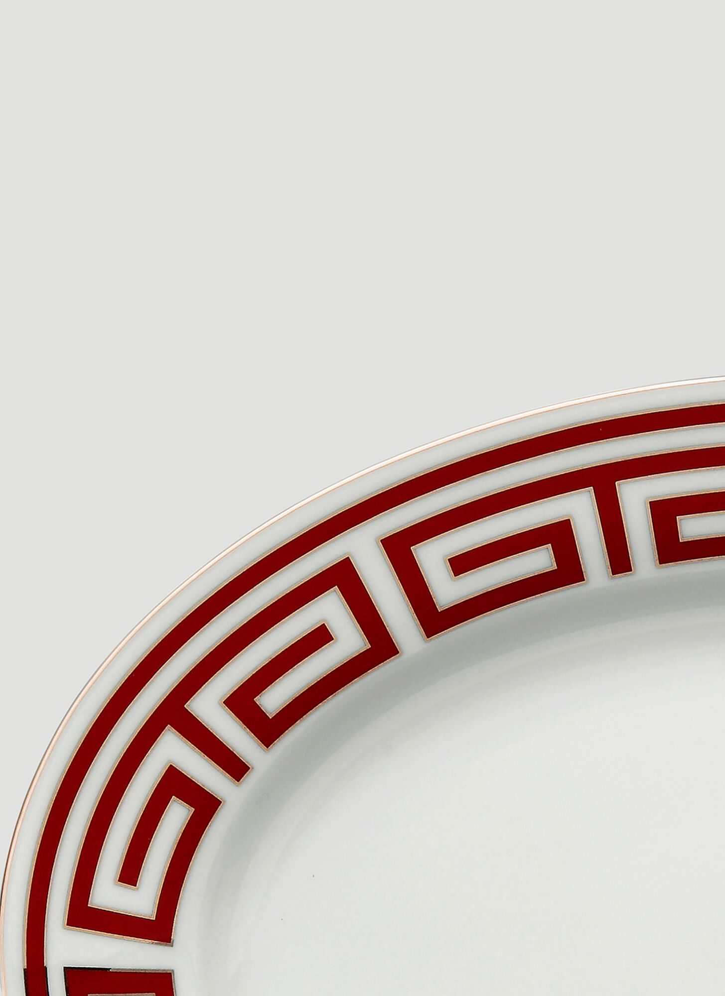 Ginori 1735 Ginori 1735 Labirinto Oval Platter -  Kitchen  Red One Size 