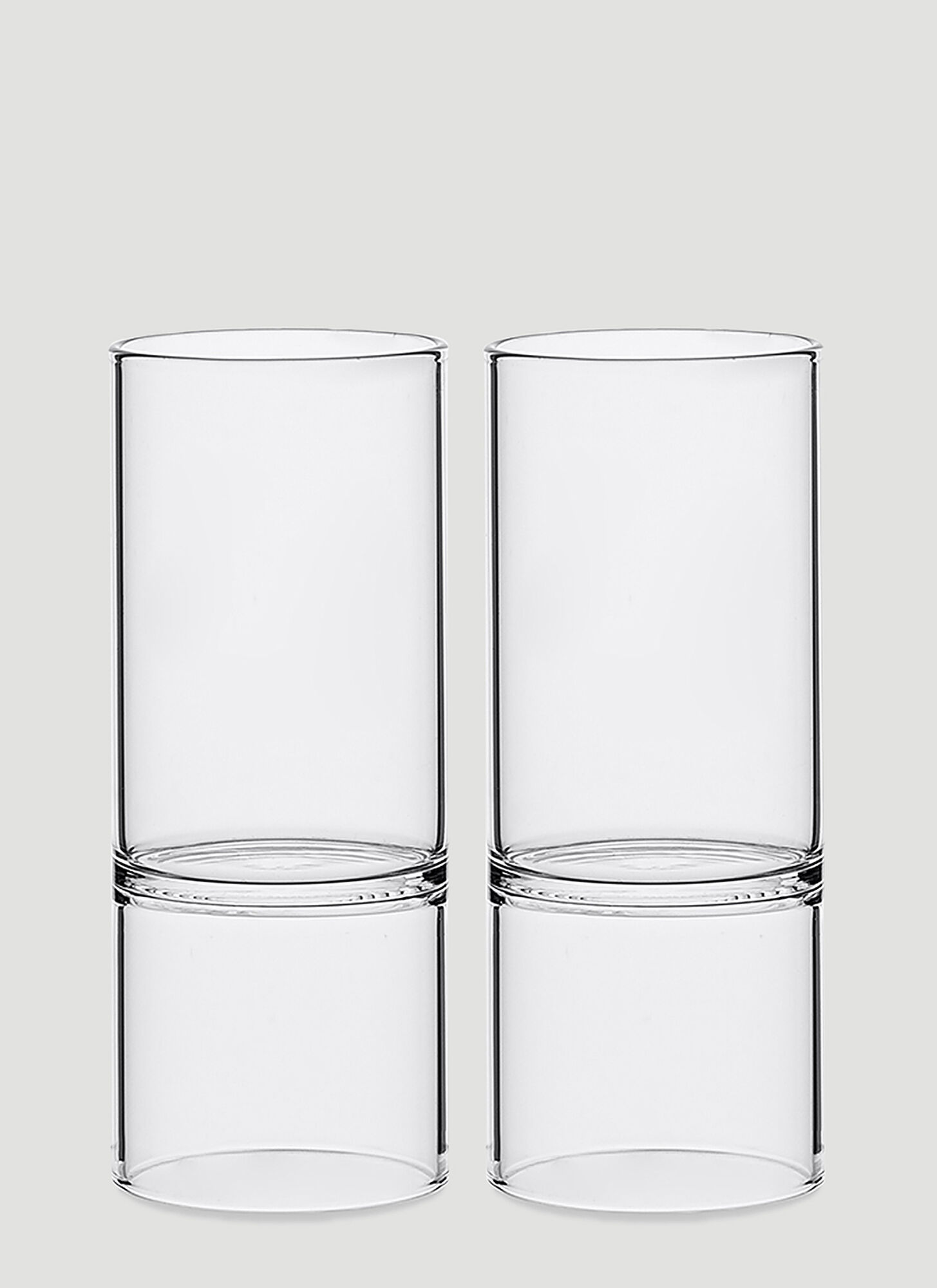 Fferrone Design Fferrone Design Set Of Two Revolution Liqueur And Espresso Glass -  Glassware Transparent One Size 