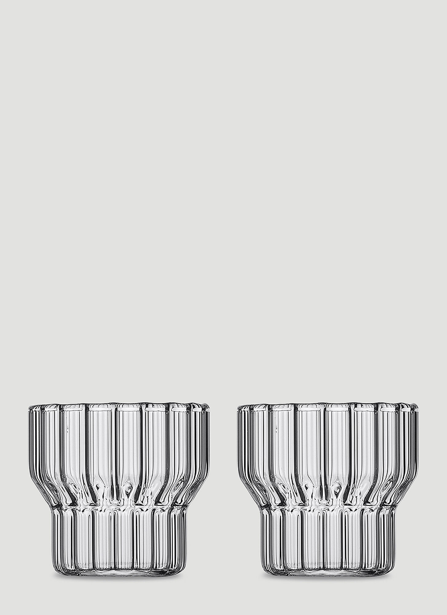  Fferrone Design Fferrone Design Set Of Two Boyd Glasses -  Glassware Transparent One Size 