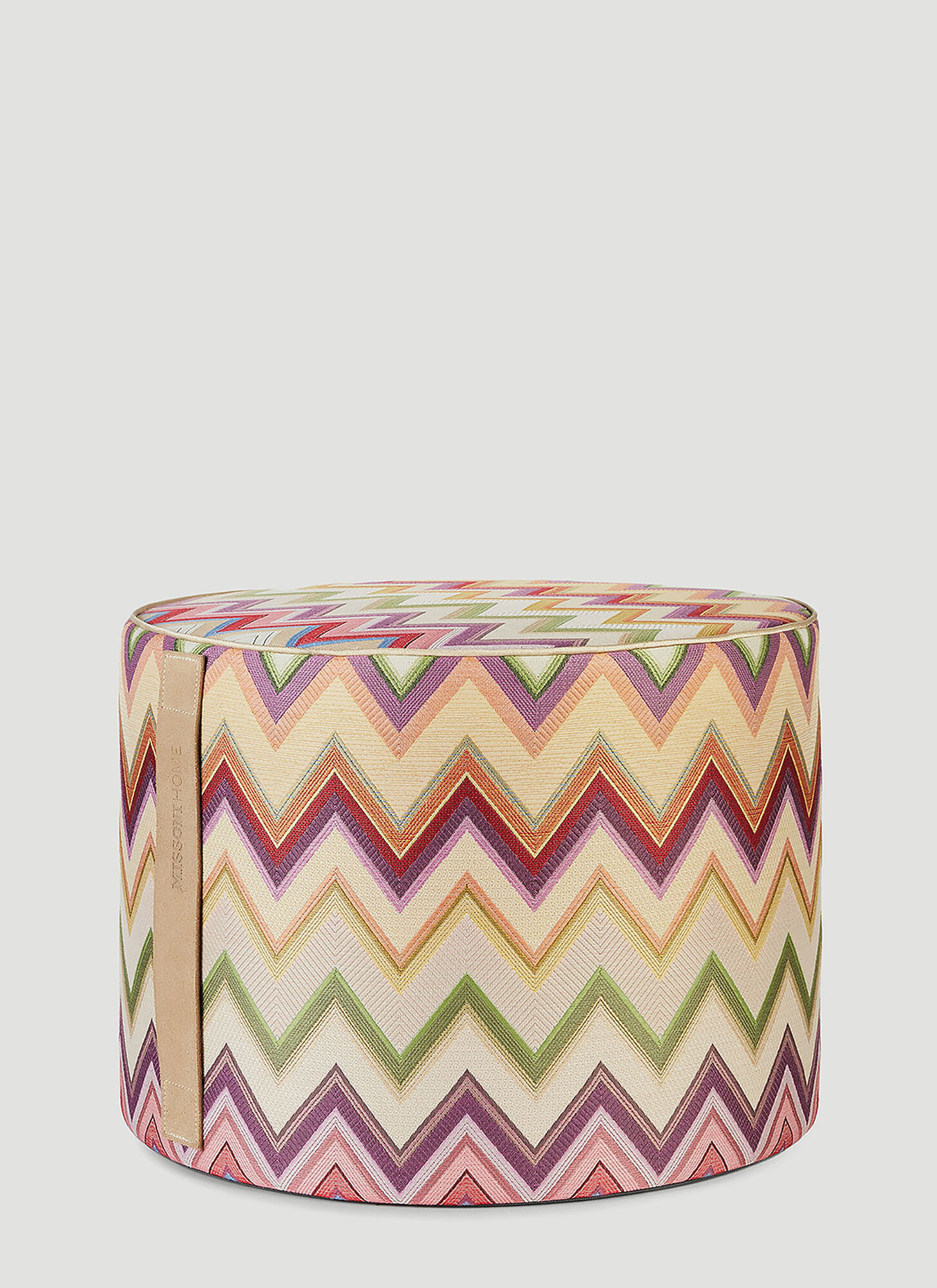 Missoni Unisex Orange Agadir Pouf - Furniture One Size