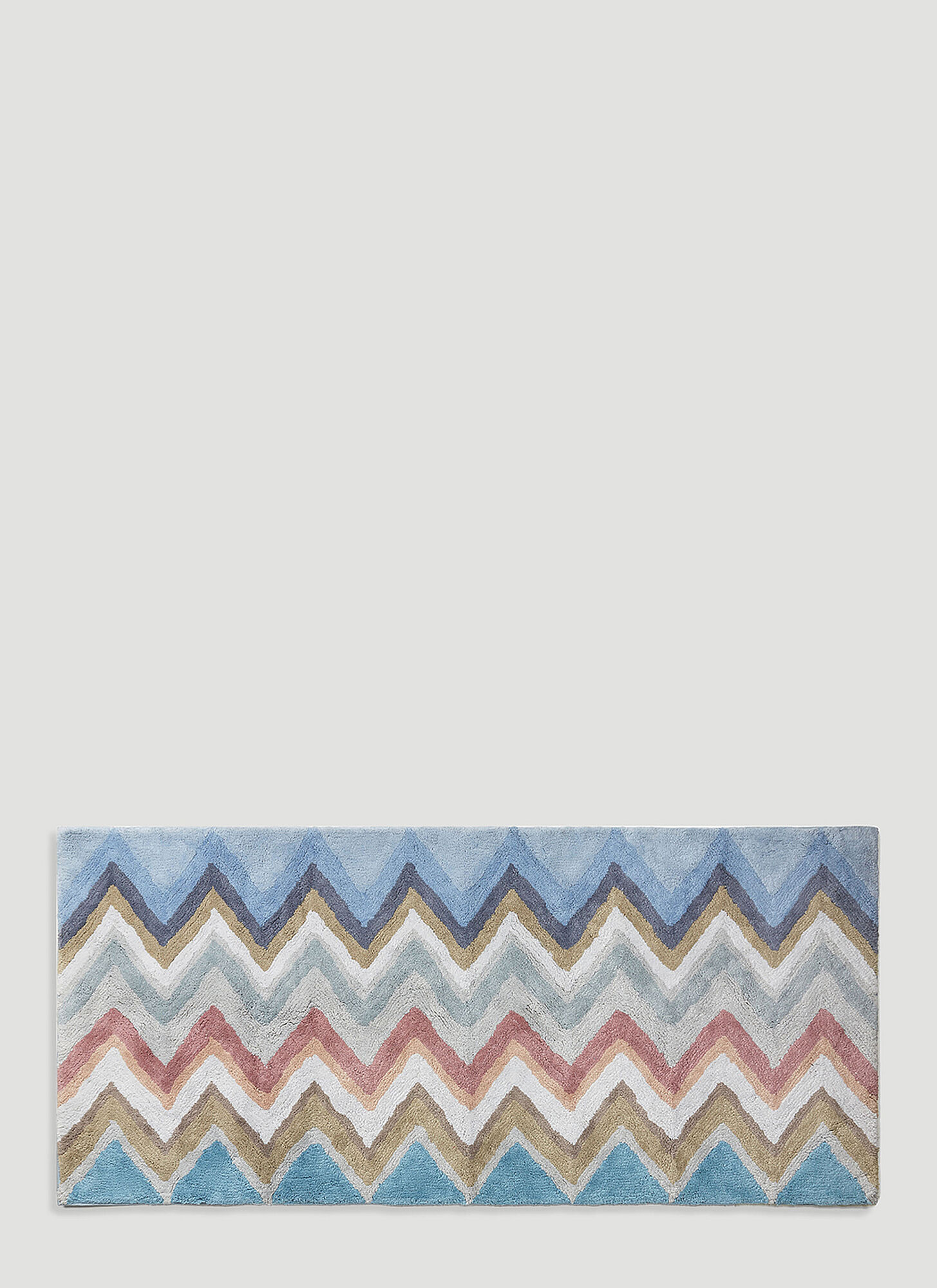 Missoni Unisex Light Blue Amone Bath Mat - Textiles One Size