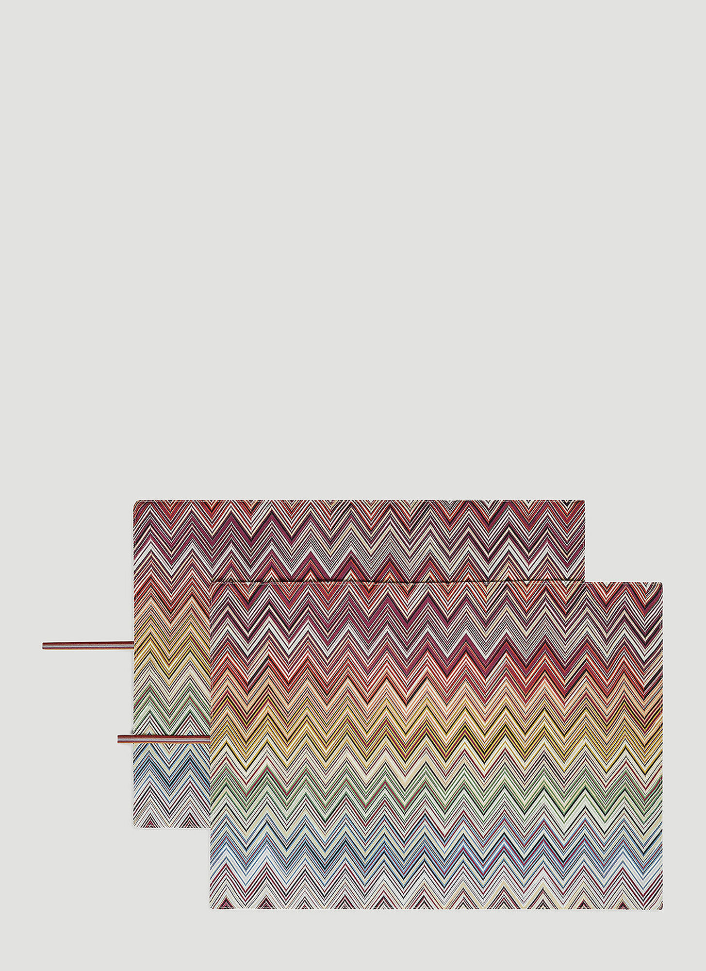 Missoni Unisex Red Set Of Two Andorra Placemat - Kitchen One Size