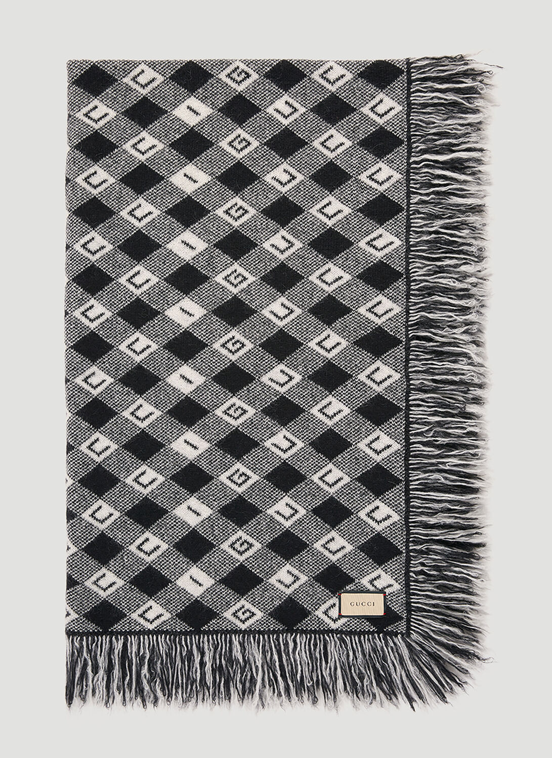 Gucci Gg Check Blanket -  Textiles Black One Size