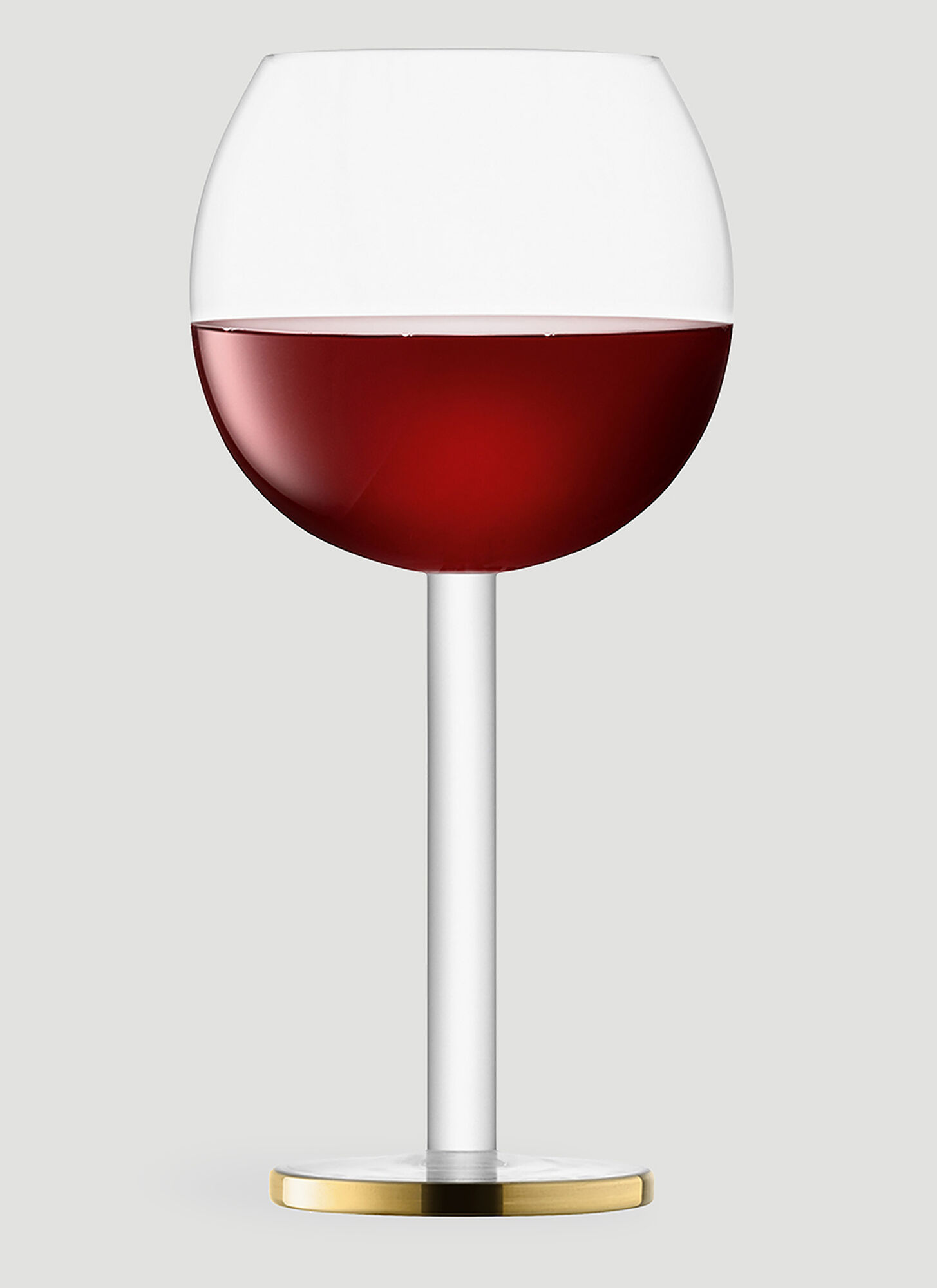  Lsa International Lsa International Set Of Two Luca Wine Goblets -  Glassware Gold One Size 