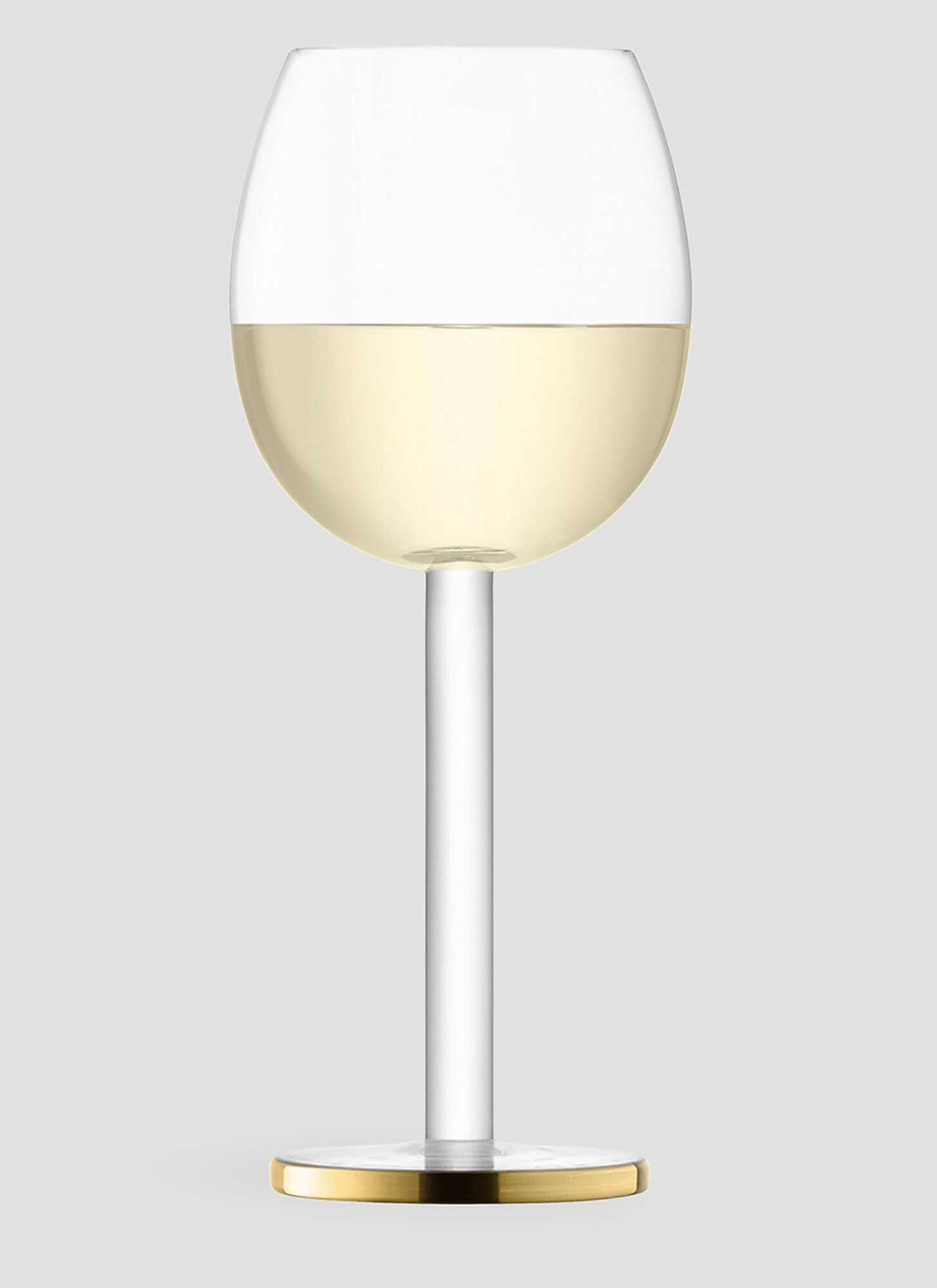  Lsa International Lsa International Set Of Two Luca Wine Glasses -  Glassware Gold One Size 