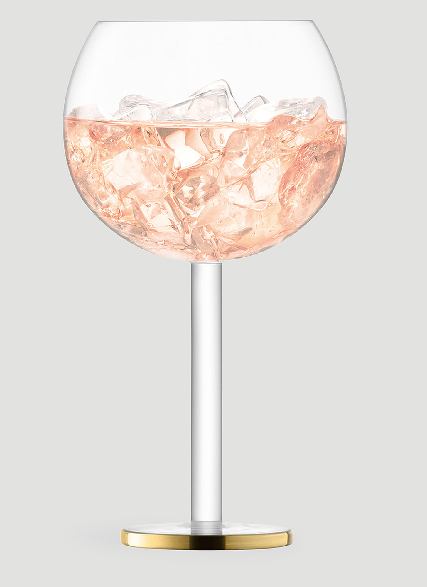  Lsa International Lsa International Set Of Two Luca Balloon Glasses -  Glassware Gold One Size 