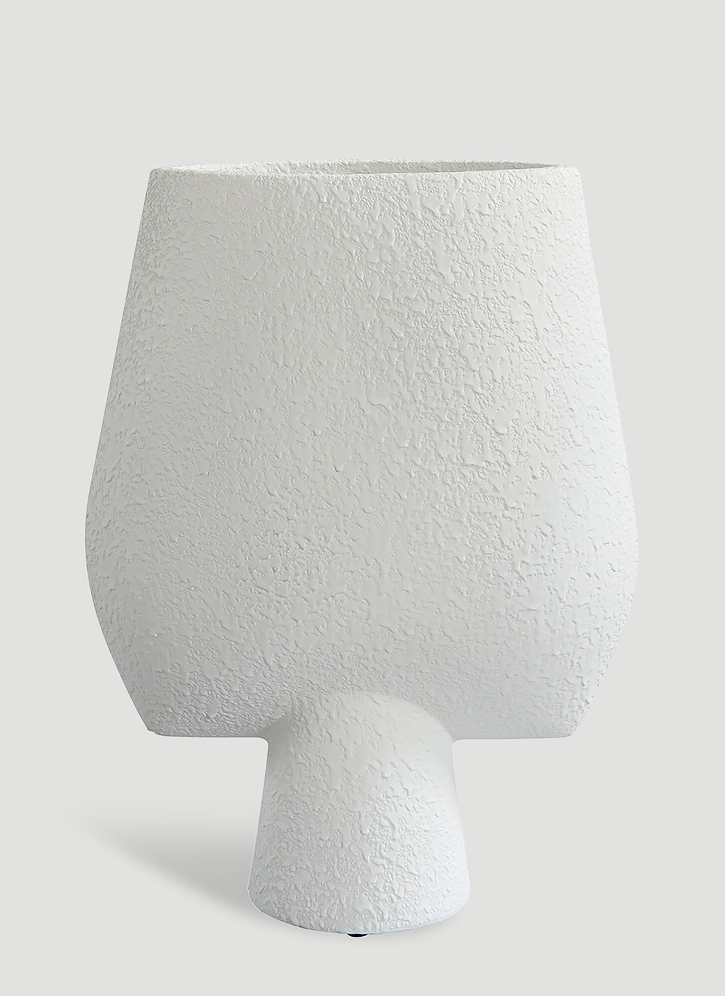 101 Copenhagen Unisex White Sphere Square Big Vase - Vases One Size
