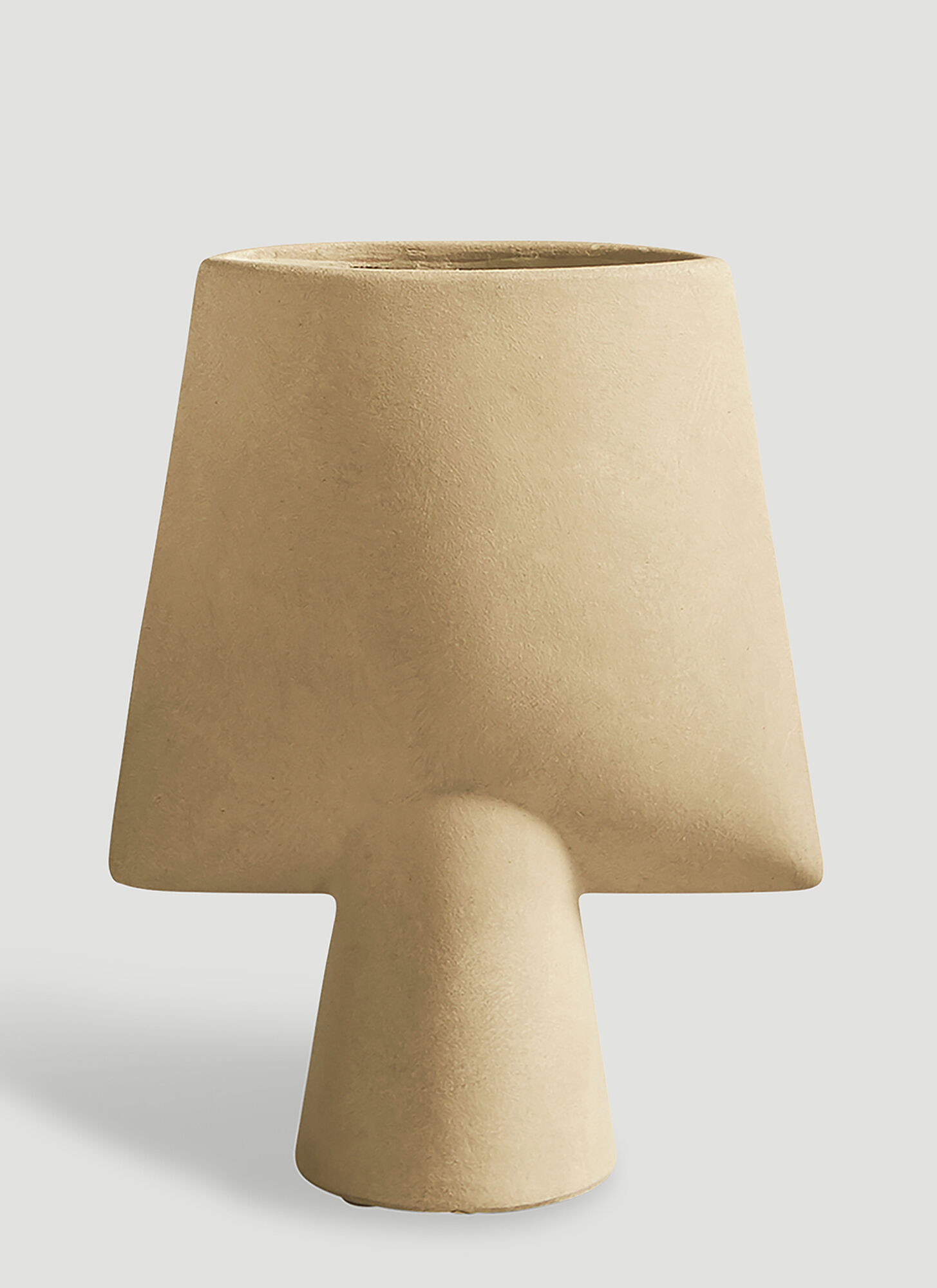 101 Copenhagen Unisex Beige Sphere Square Mini Vase - Vases One Size