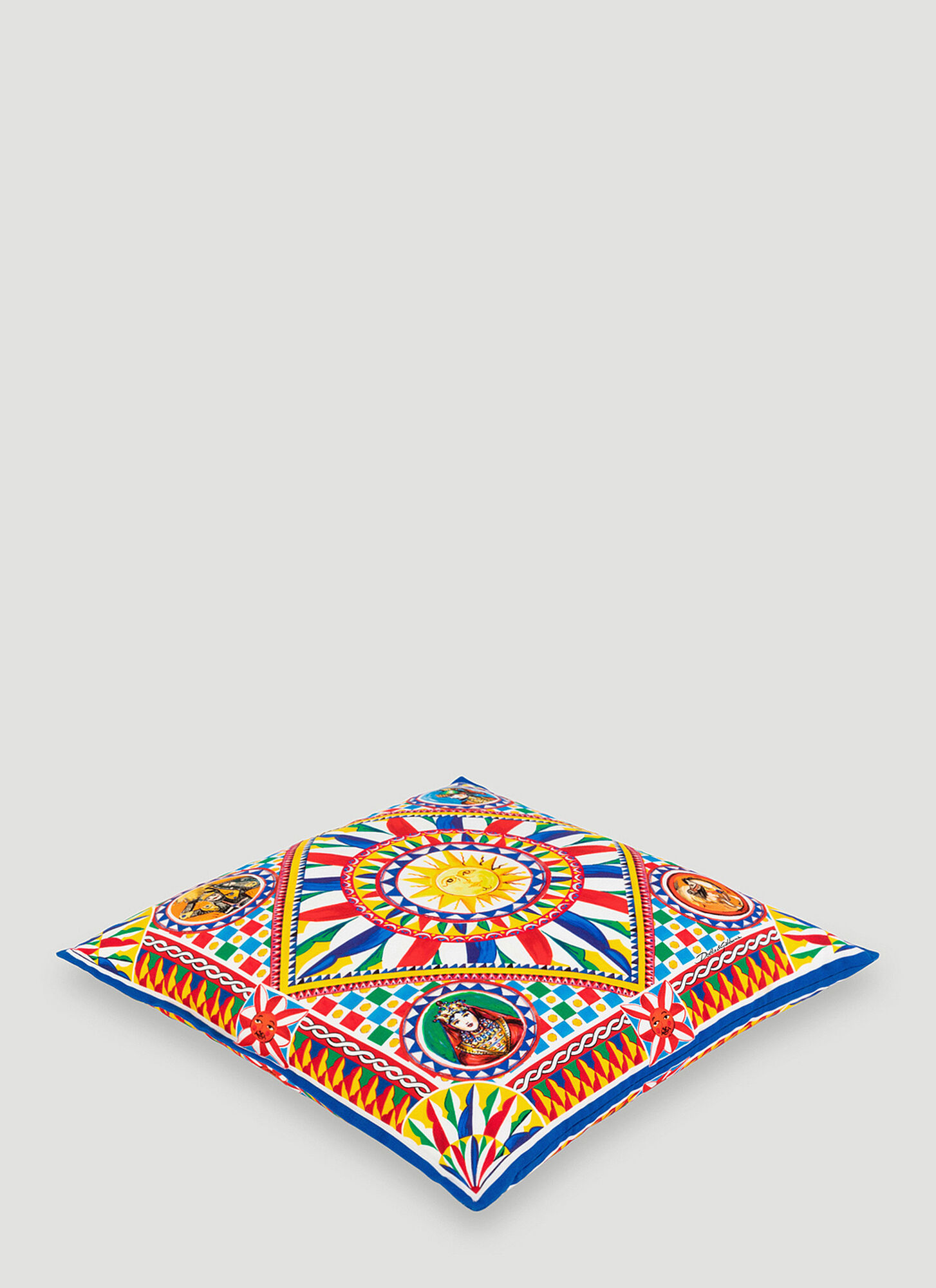  Dolce & Gabbana Casa Dolce & Gabbana Casa Canvas Cushion Small -  Textiles Multicoloured One Size 