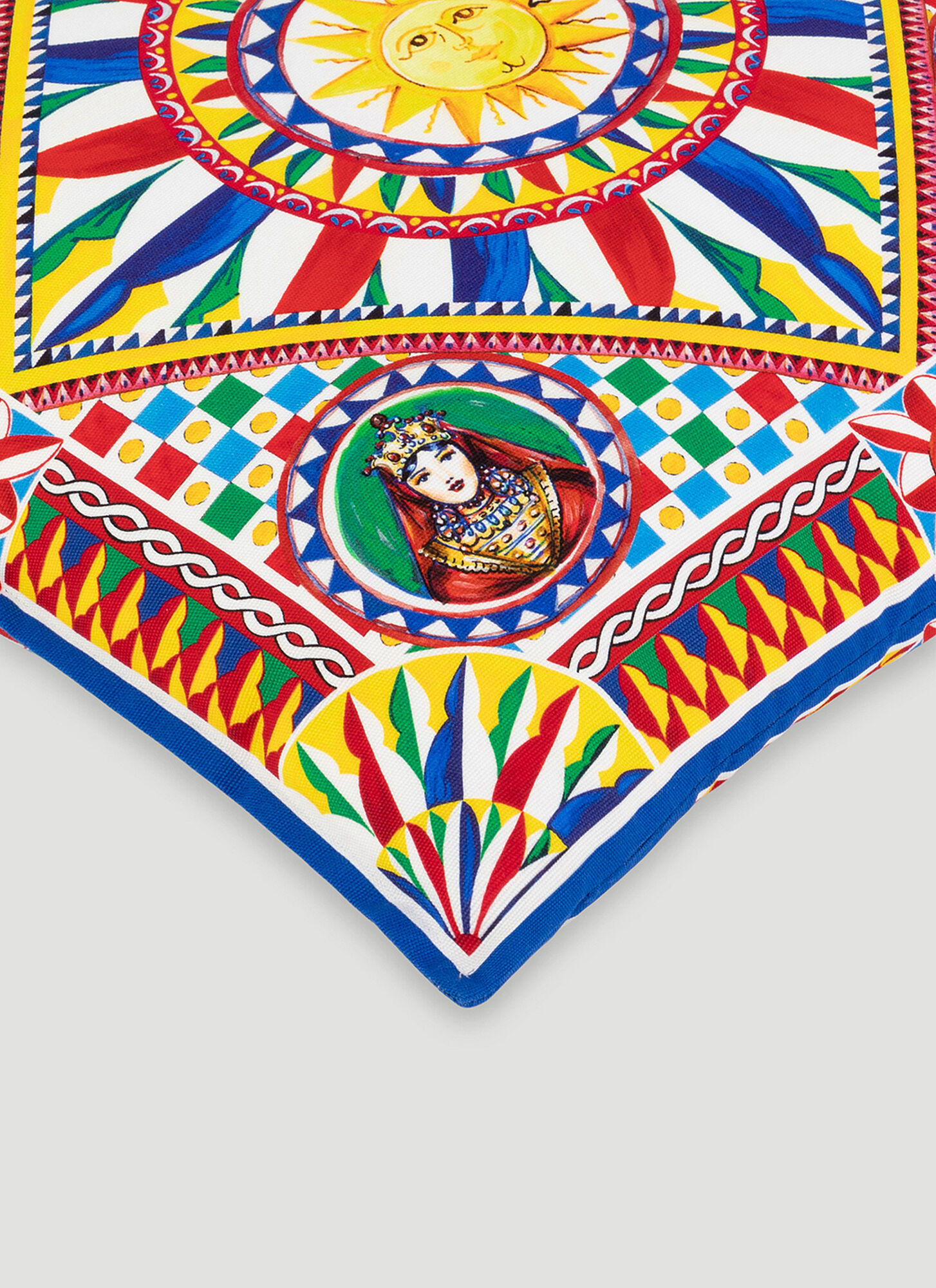  Dolce & Gabbana Casa Dolce & Gabbana Casa Canvas Cushion Small -  Textiles Multicoloured One Size 