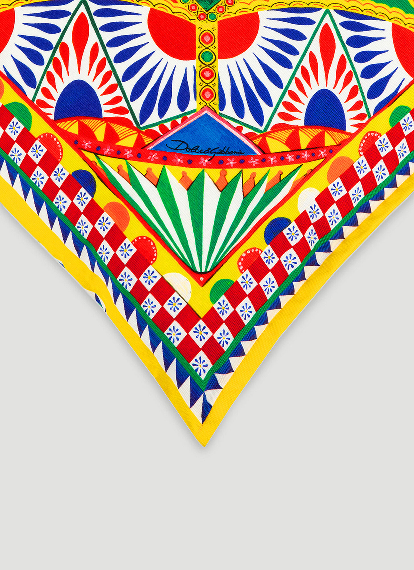  Dolce & Gabbana Casa Dolce & Gabbana Casa Canvas Cushion Medium -  Textiles Multicoloured One Size 