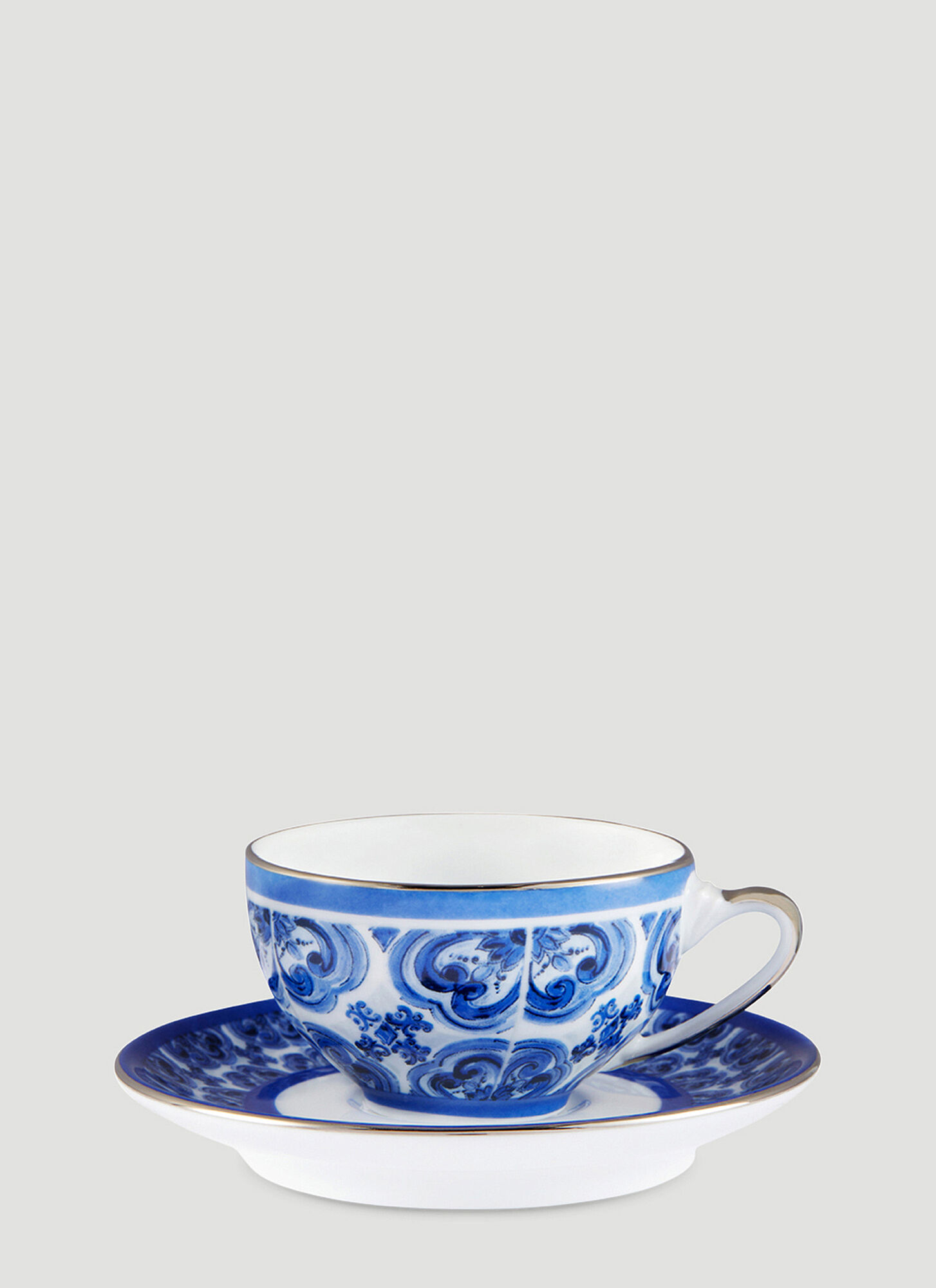 Dolce & Gabbana Casa Unisex Multicoloured 'Blu Mediterraneo' Espresso Set - Tea & Coffee One Size