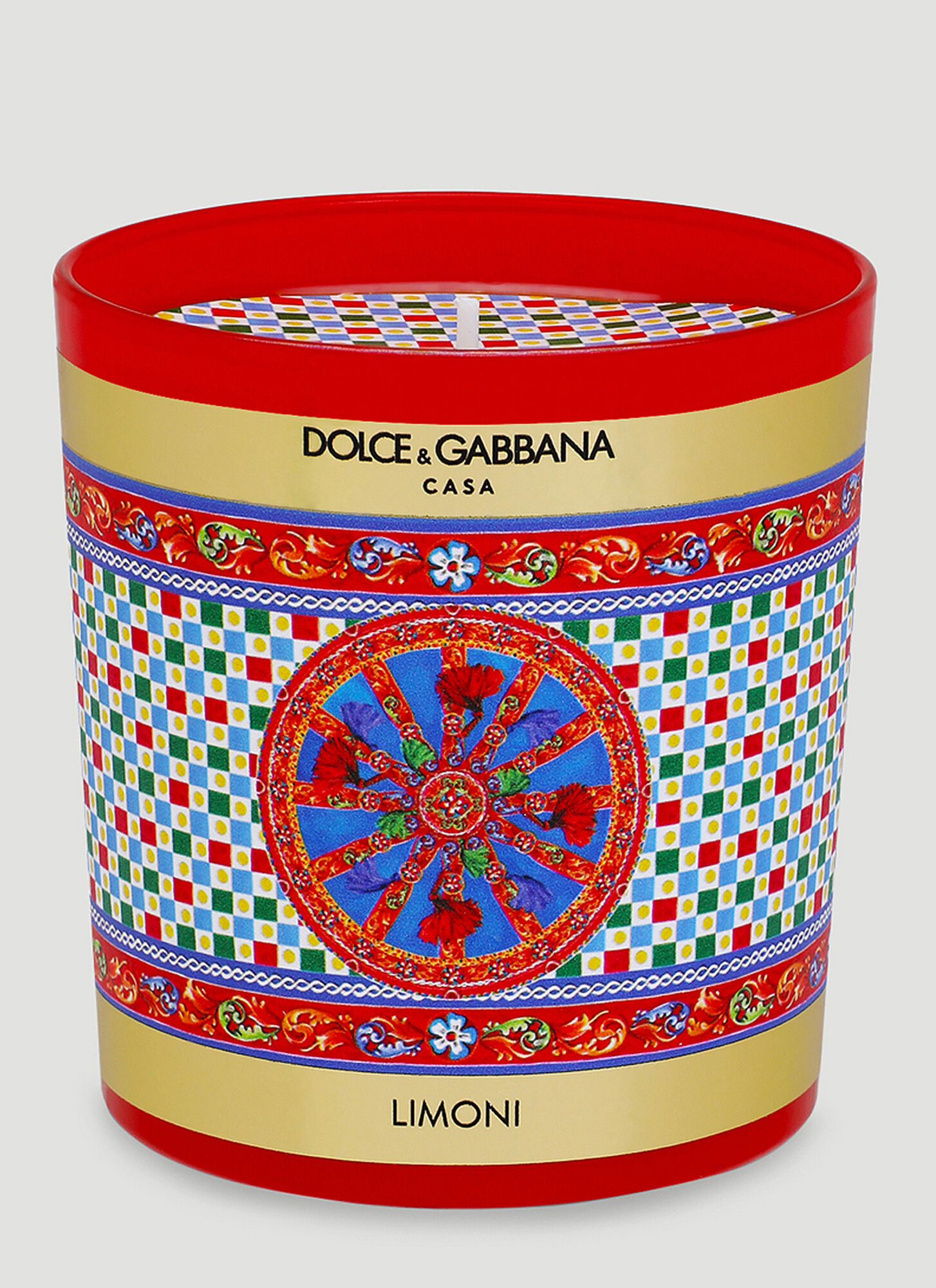 Dolce & Gabbana Casa Multicoloured Scented Candle - Lemon - Candles & Scents One Size