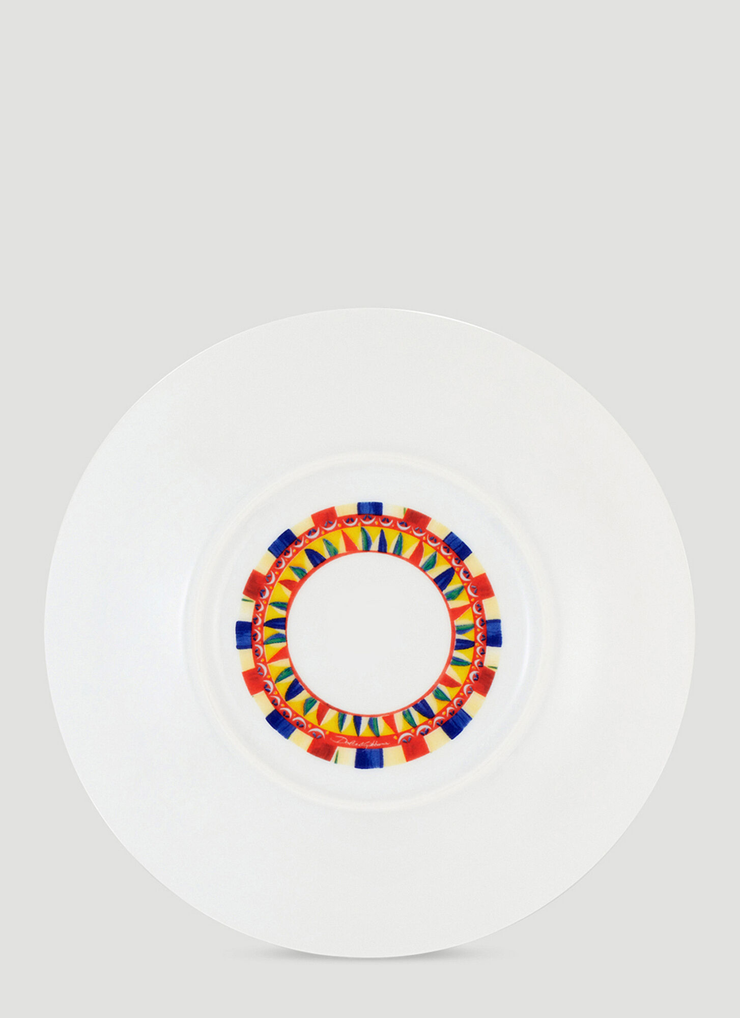  Dolce & Gabbana Casa Dolce & Gabbana Casa 'carretto Siciliano' Dessert Plate, Set Of Two -  Kitchen  Multicoloured One Size 