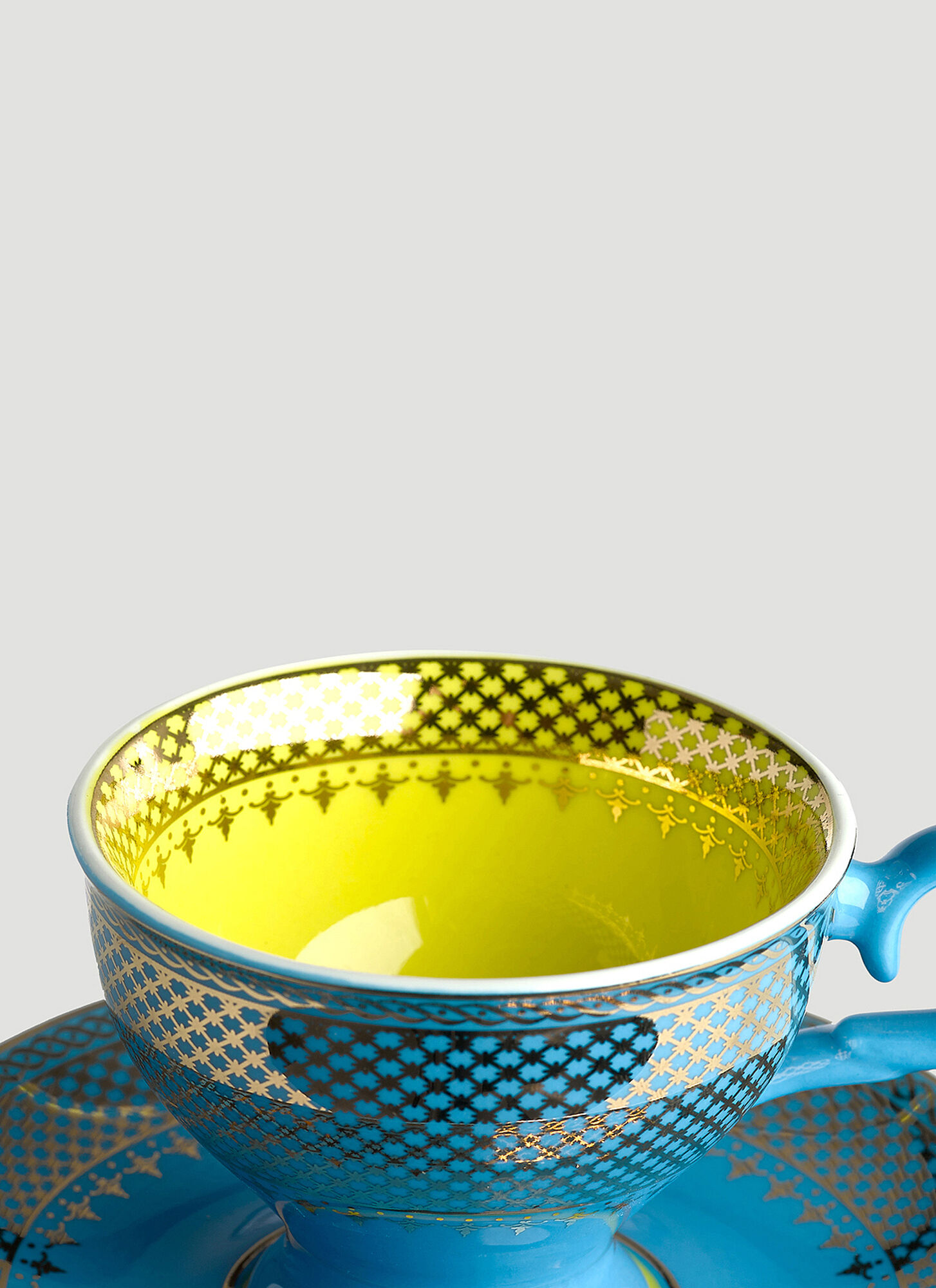 Polspotten Polspotten Set Of Four Grandma Espresso Cups And Saucers -  Tea & Coffee Multicoloured One Size 