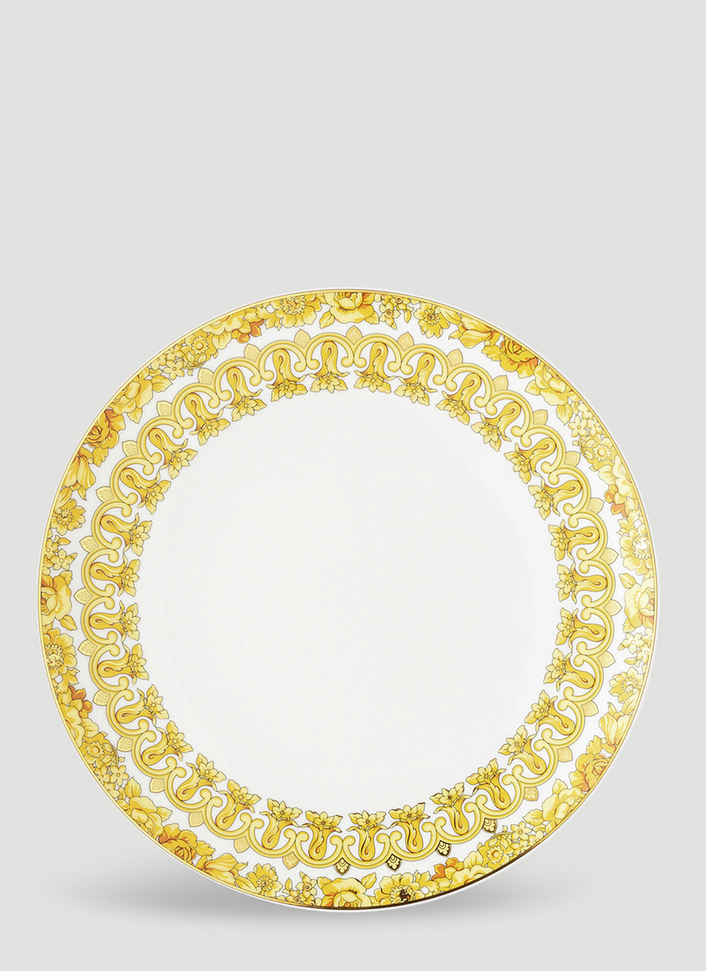 Rosenthal Unisex Gold Large Medusa Rhapsody Plate - Kitchen One Size