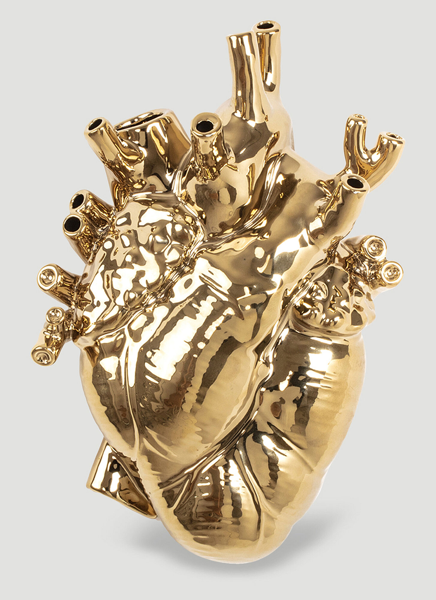 Seletti Unisex Gold Love In Bloom Vase - Vases One Size