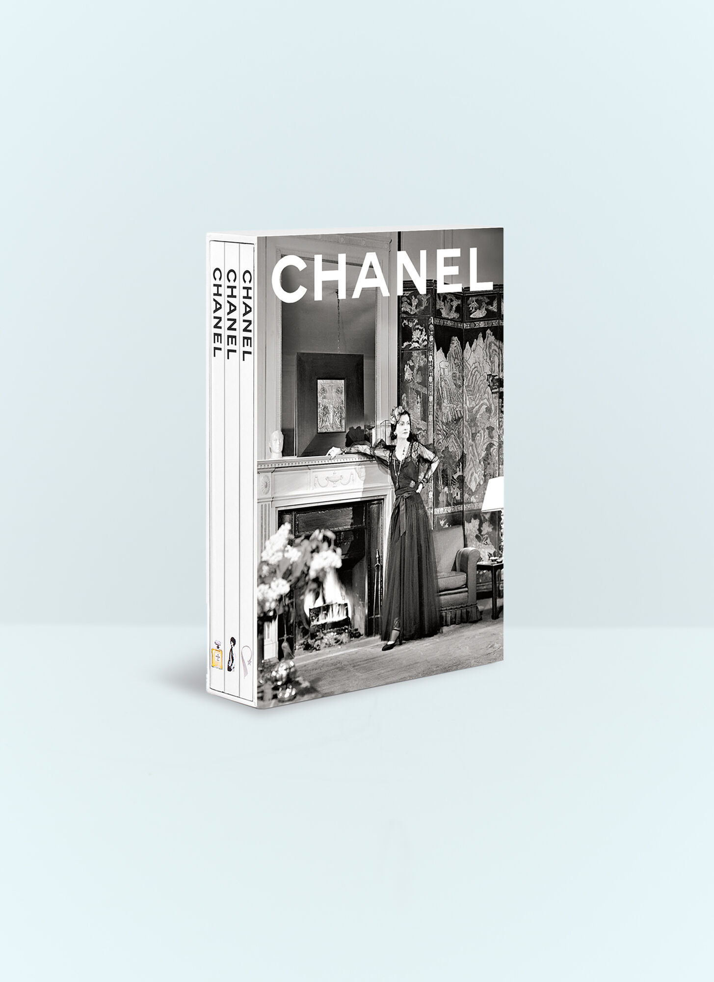 Assouline Unisex White Chanel Three Book Slipcase - Books & Magazines One Size