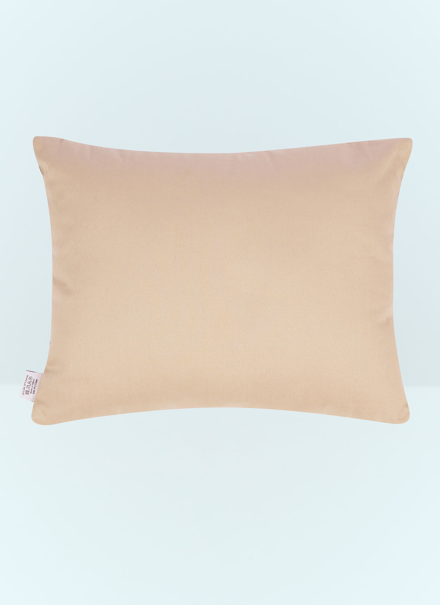  Les Ottomans Les Ottomans Leopard Print Velvet Cushion -  Textiles Beige One Size 