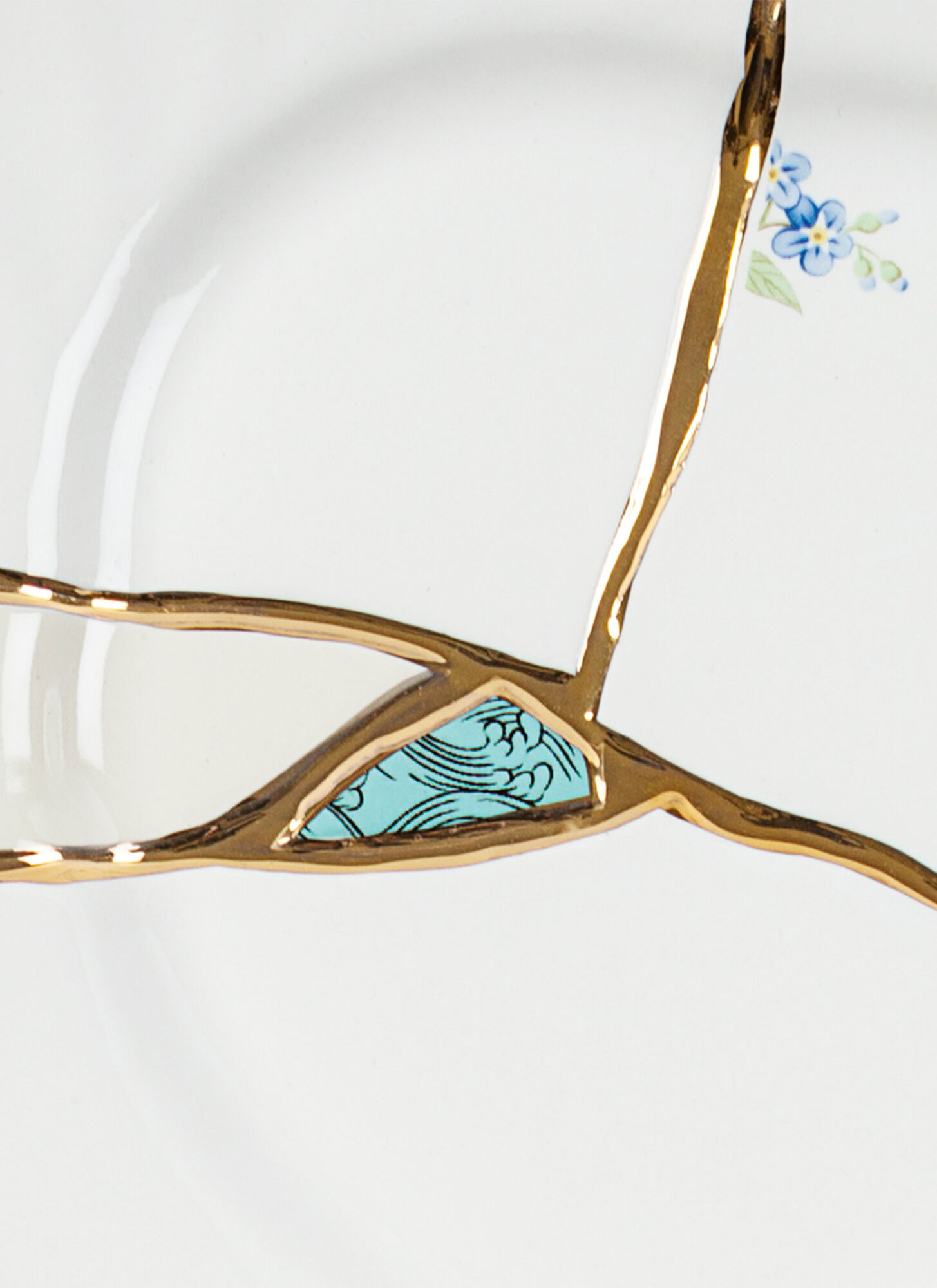  Seletti Seletti Kintsugi Dessert Plate -  Kitchen White One Size 