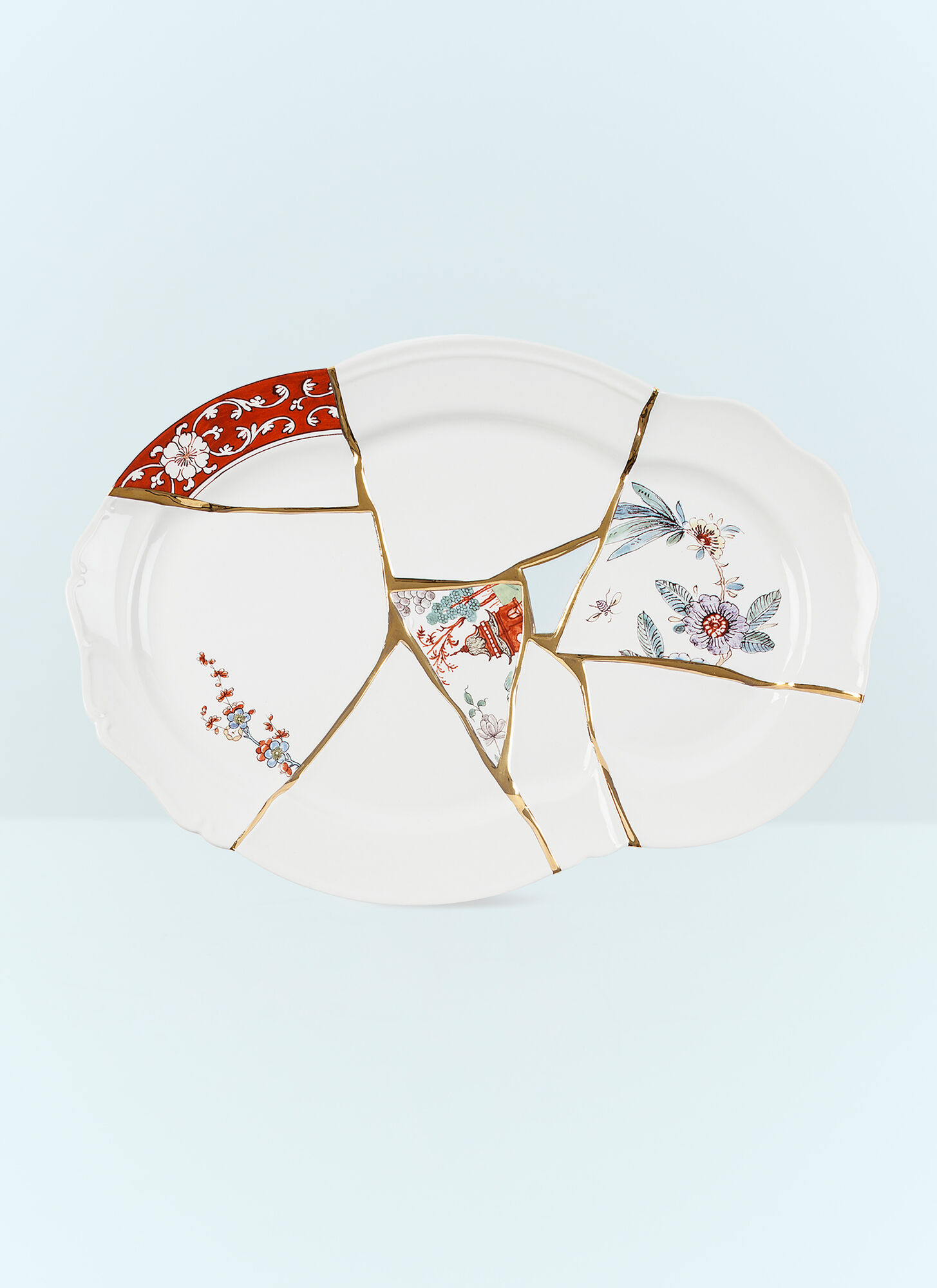 Seletti Unisex White Kintsugi Tray - Kitchen One Size