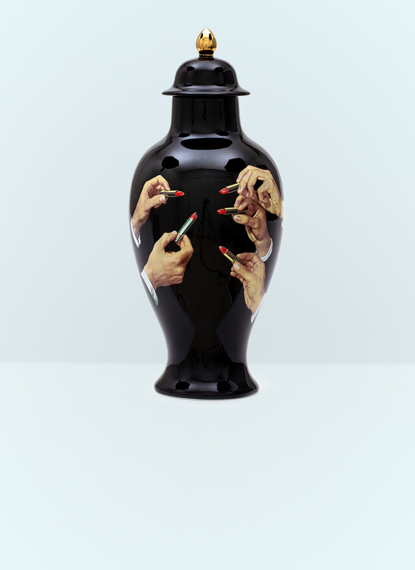 Seletti Unisex Black Lipsticks Vase - Vases One Size