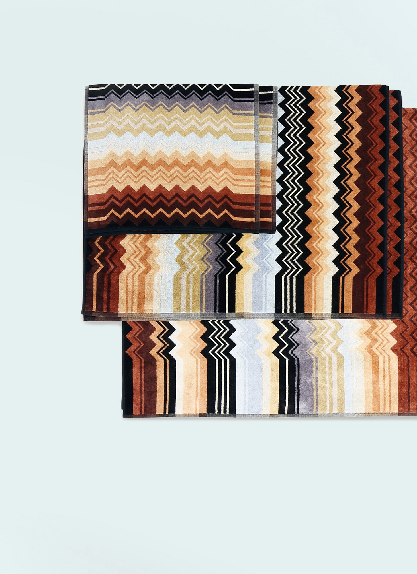  Missoni Missoni Giacomo Towel Set -  Textiles Brown One Size 
