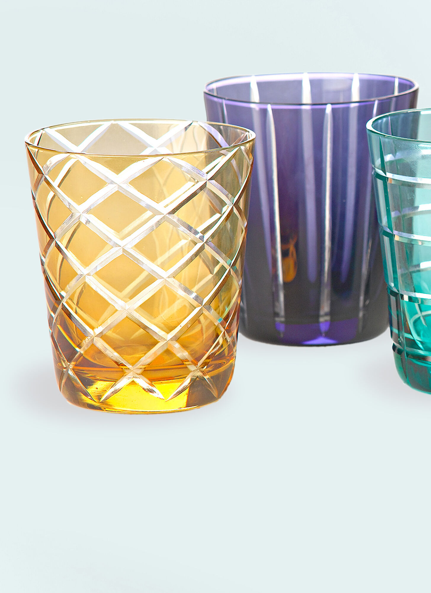  Polspotten Polspotten Cuttings Set Of Six Tumblers -  Glassware Multicolour One Size 