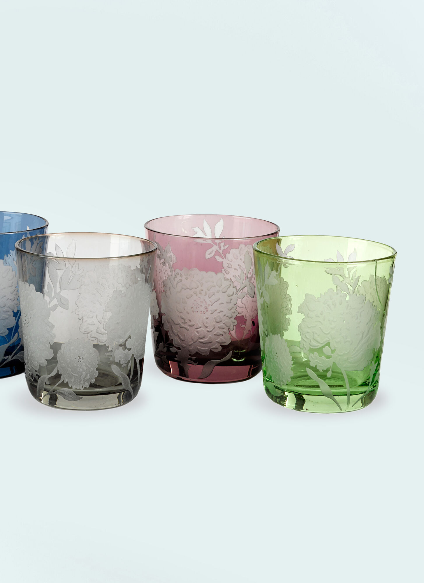  Polspotten Polspotten Peony Set Of Six Tumblers -  Glassware Multicolour One Size 