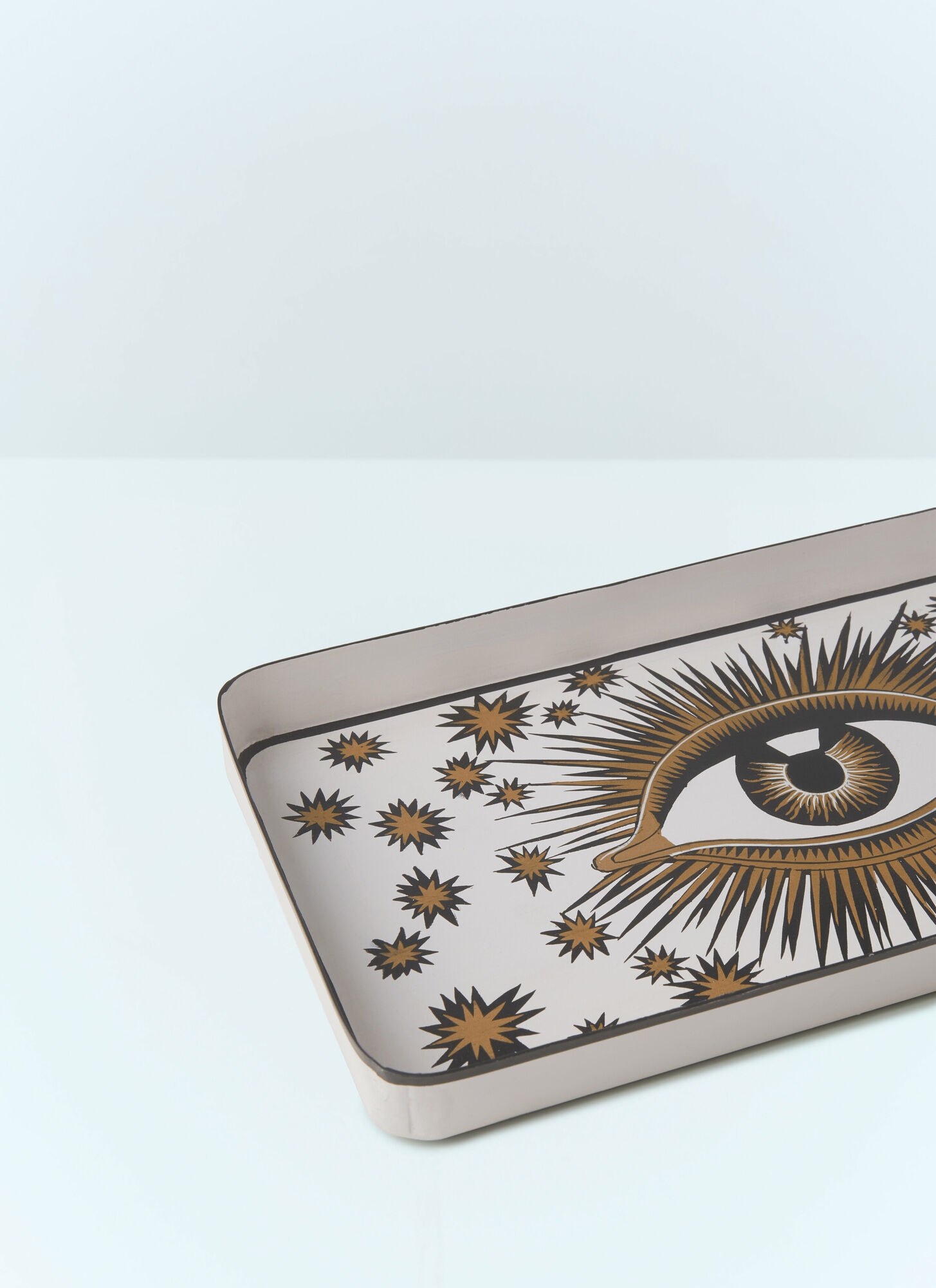  Les Ottomans Les Ottomans Eye Iron Tray -  Kitchen White One Size 