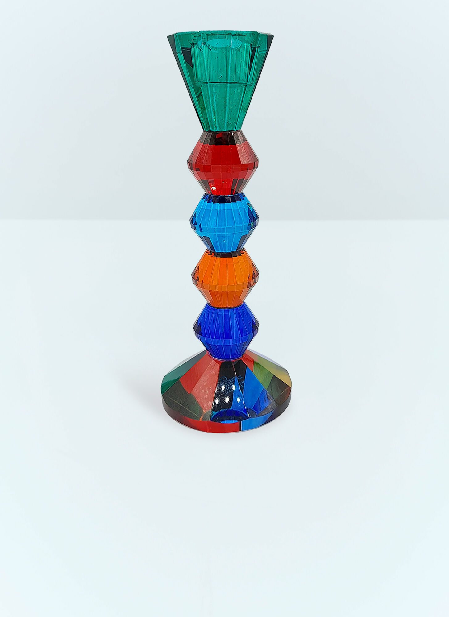 Les Ottomans Unisex Multicolour Crystal Candle Holder - Candles & Scents One Size