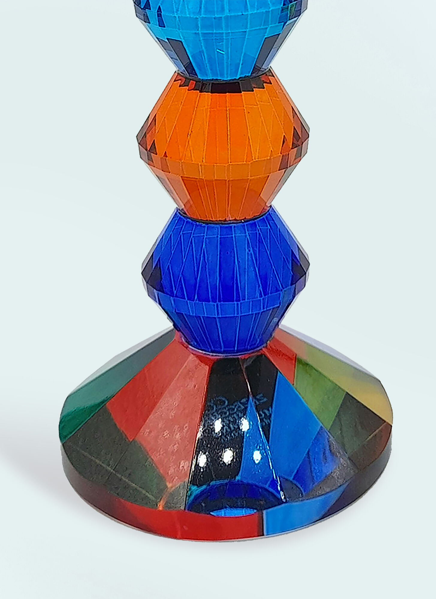  Les Ottomans Les Ottomans Crystal Candle Holder -  Candles & Scents Multicolour One Size 