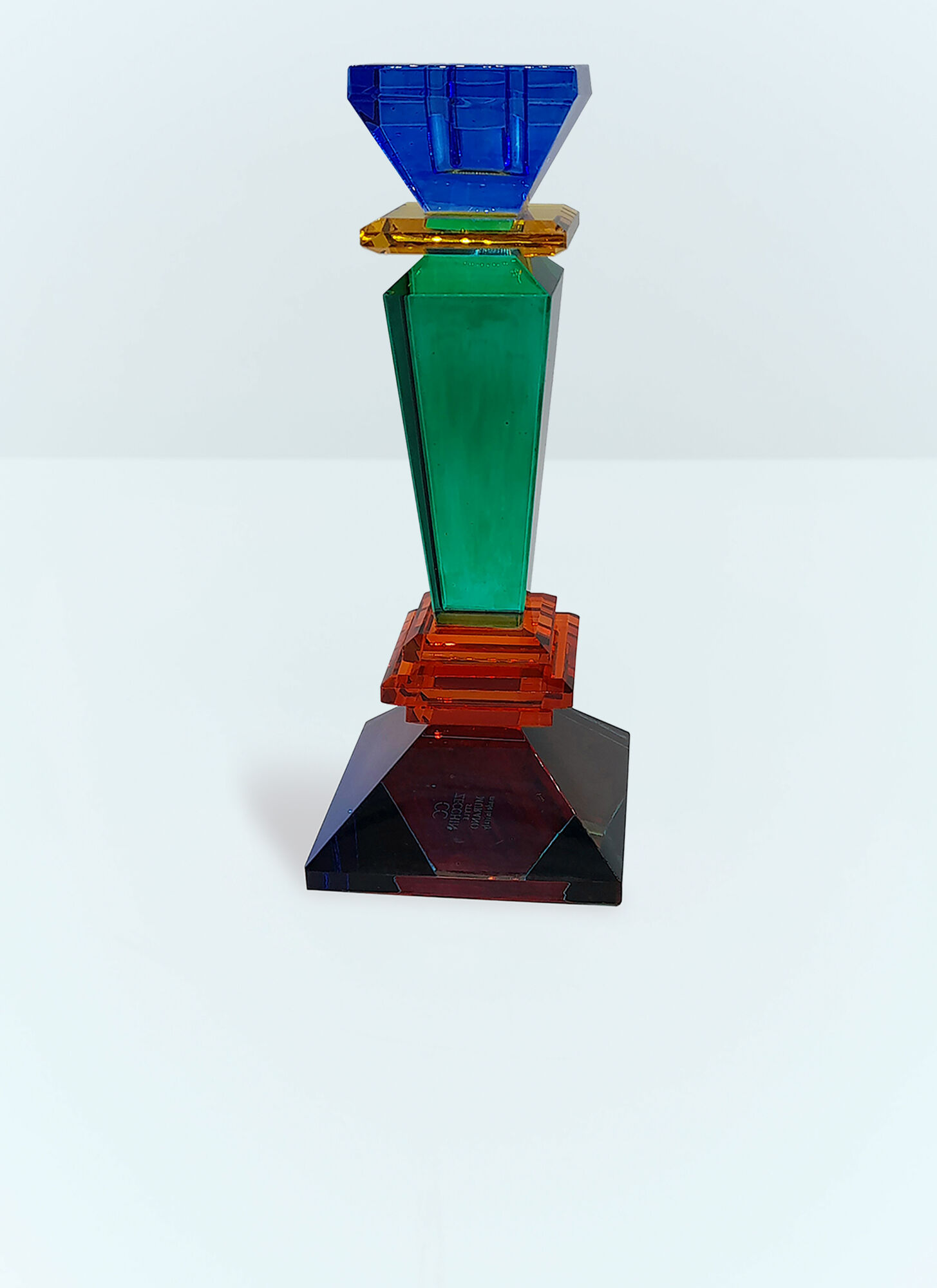 Les Ottomans Unisex Multicolour Crystal Candle Holder - Candles & Scents One Size