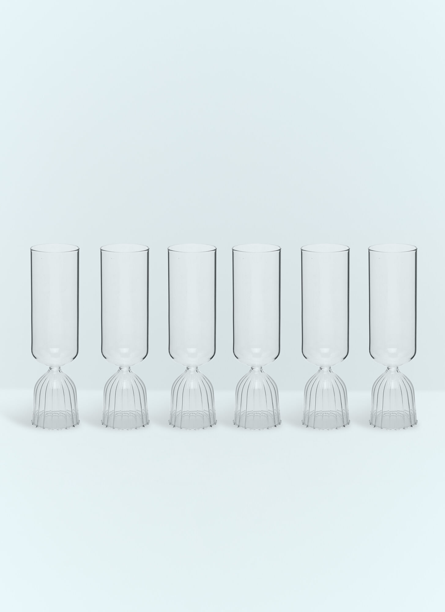 Ichendorf Milano Ichendorf Milano Set Of Six Tutu Flutes -  Glassware White One Size 