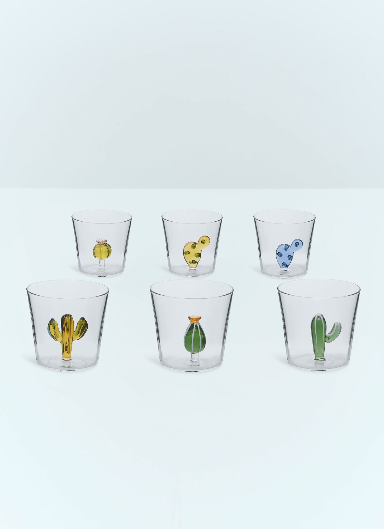  Ichendorf Milano Ichendorf Milano Set Of Six Desert Plant Tumblers -  Glassware Multicolour One Size 