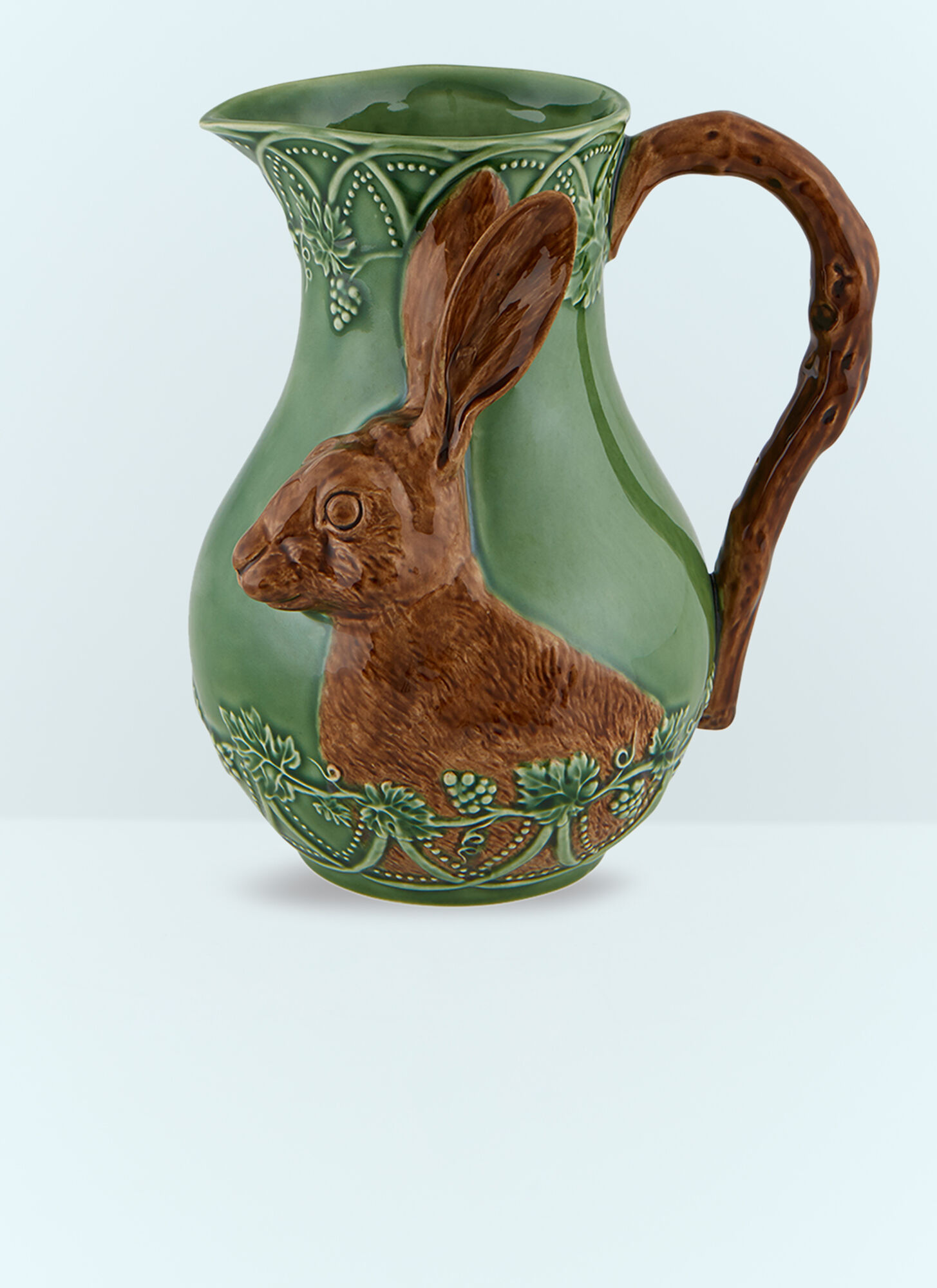 Bordallo Pinheiro Unisex Geen Bosque Hare Pitcher - Kitchen One Size