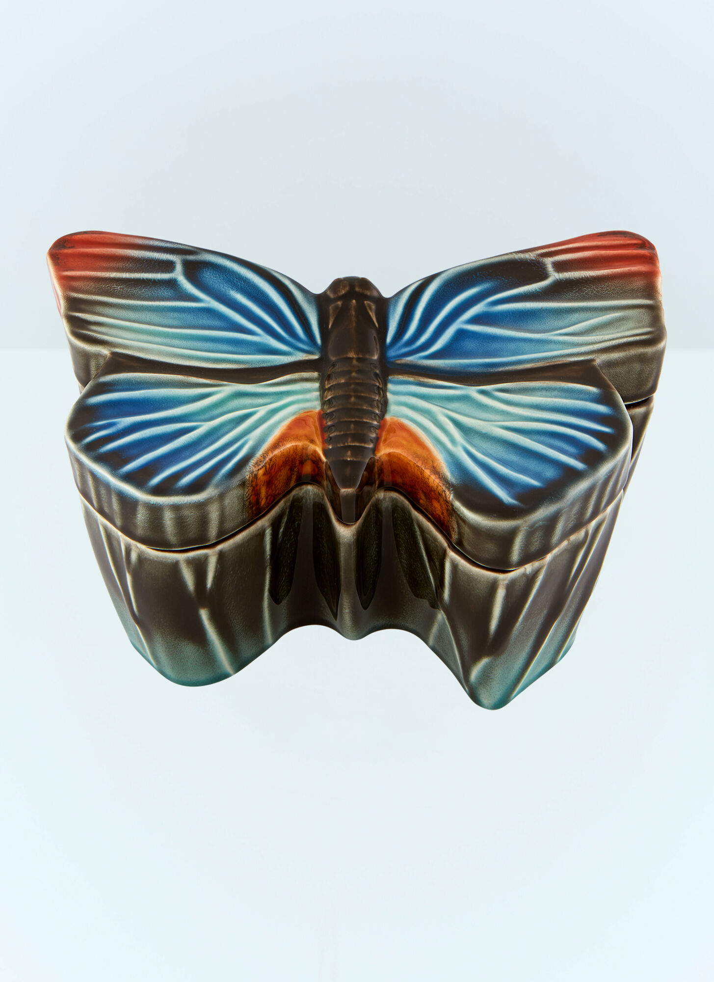 Bordallo Pinheiro Unisex Blue Cloudy Butterflies Large Box - Decorative Objects One Size