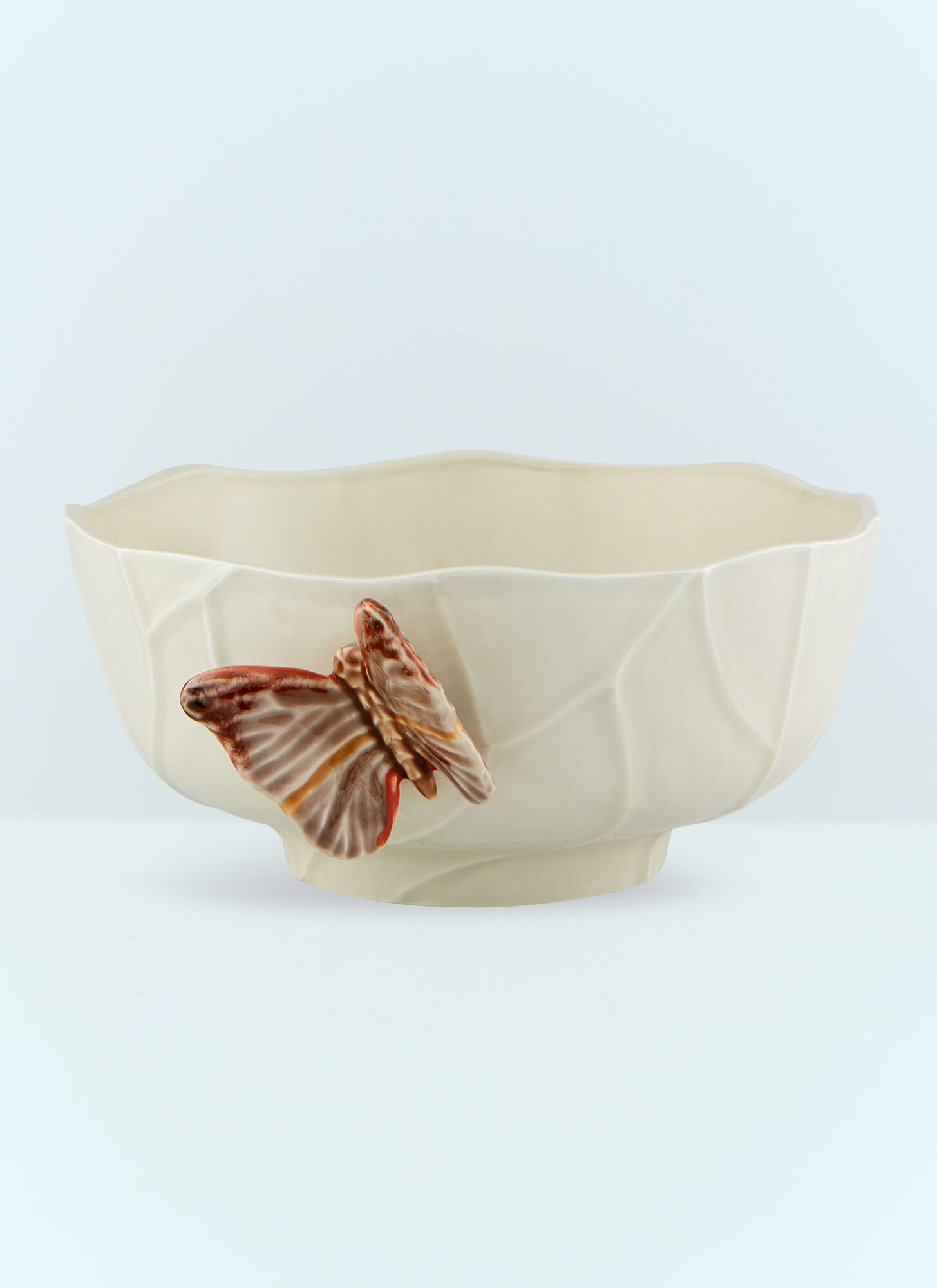 Bordallo Pinheiro Unisex Cream Cloudy Butterflies Salad Bowl - Kitchen One Size
