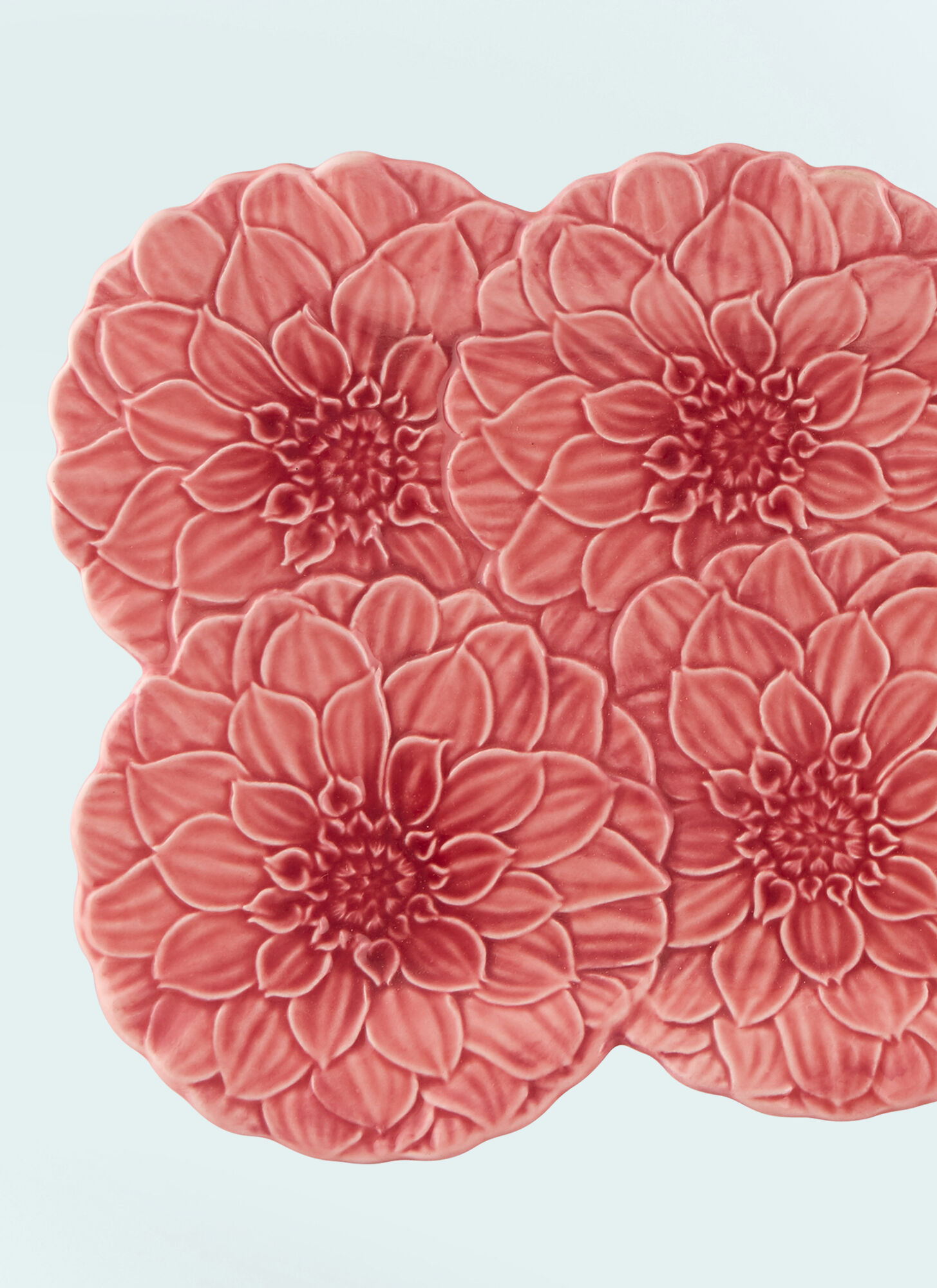  Bordallo Pinheiro Bordallo Pinheiro Maria Flor Tray -  Kitchen Pink One Size 