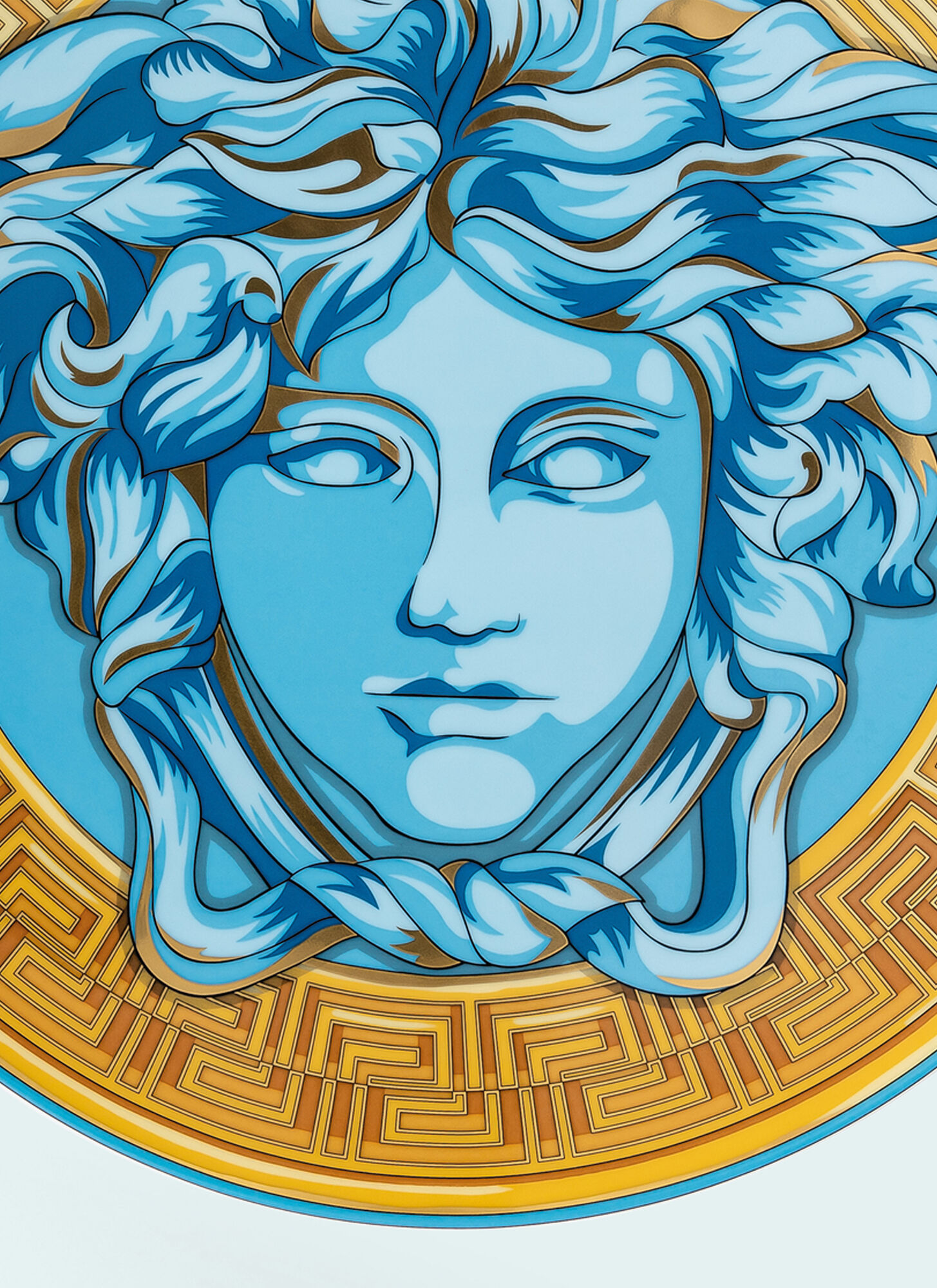  Rosenthal Rosenthal Medusa Amplified Service Plate -  Kitchen  Blue One Size 