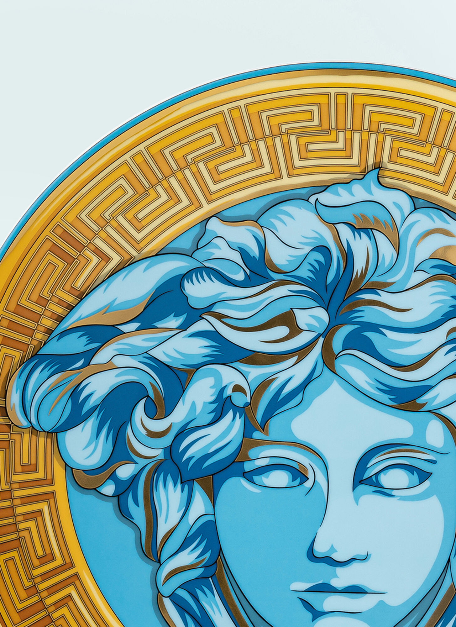  Rosenthal Rosenthal Medusa Amplified Service Plate -  Kitchen  Blue One Size 