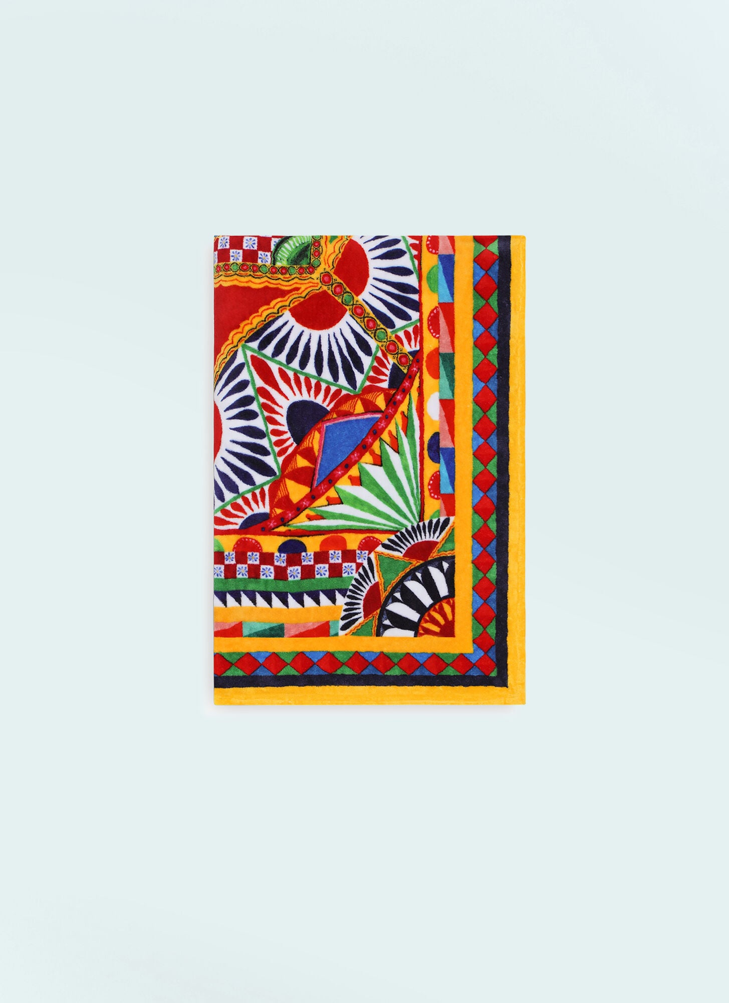  Dolce & Gabbana Casa Dolce & Gabbana Casa Carretto Beach Towel -  Textiles Yellow One Size 