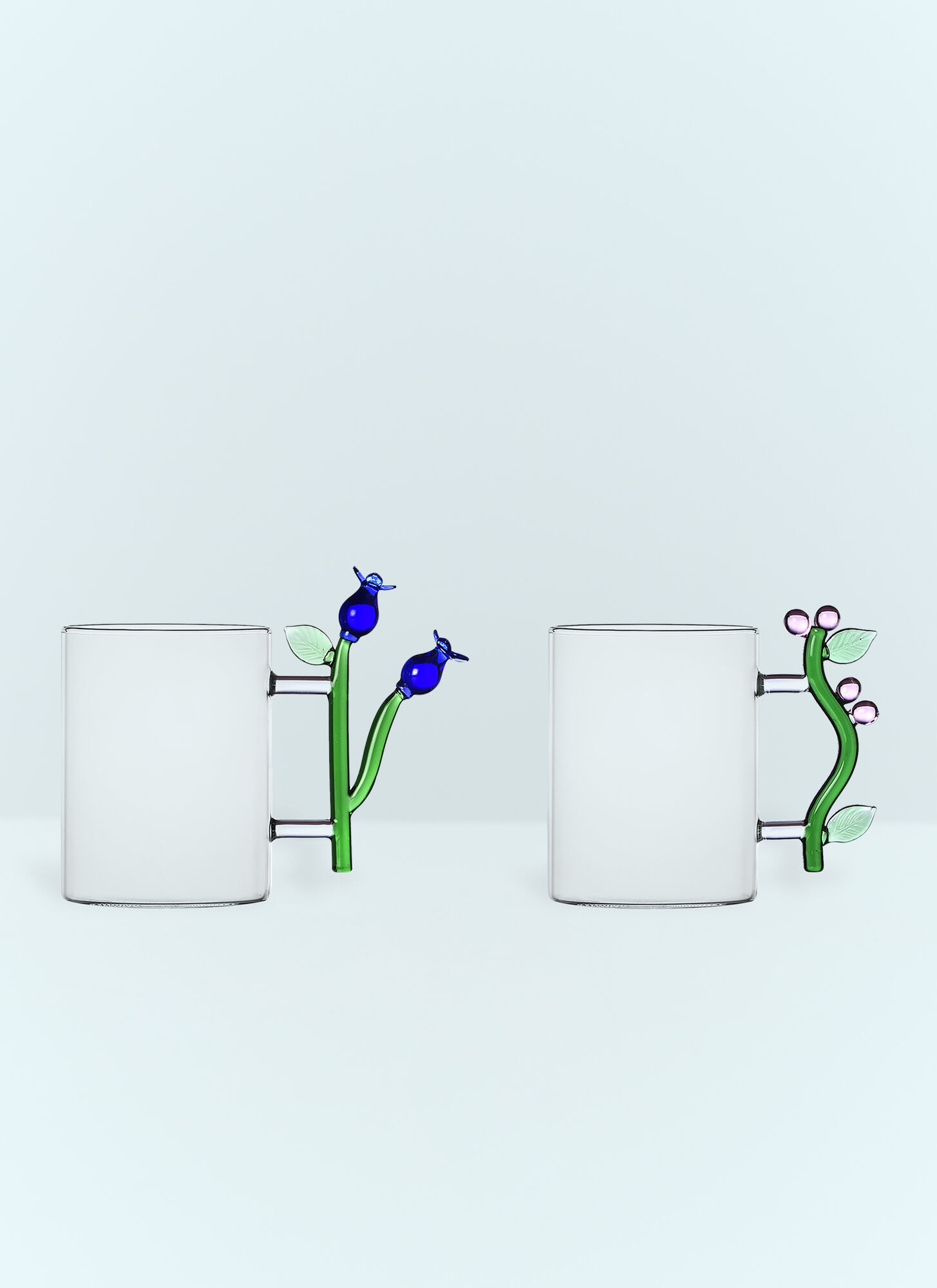  Ichendorf Milano Ichendorf Milano Set Of Six Botanica Mugs -  Tea & Coffee Clear One Size 