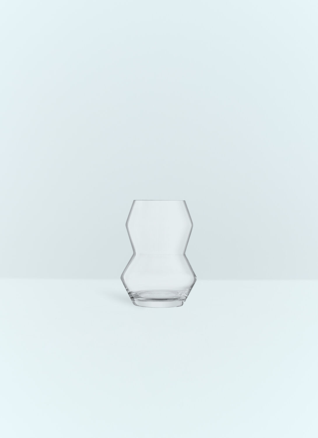 Lsa International Small Sculpt Vase In Clear